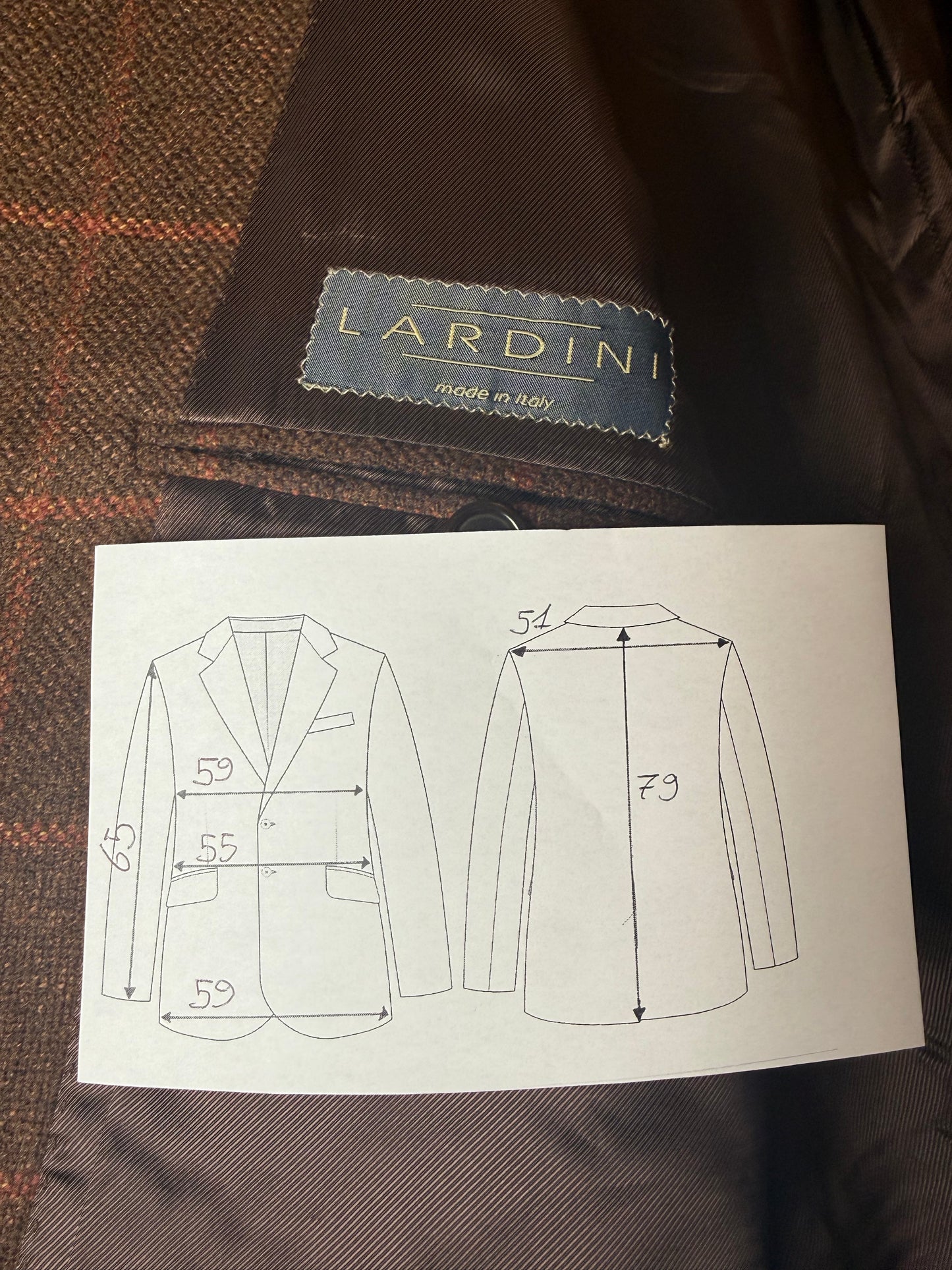 Giacca Lardini lana e cashmere finestrata - tg. 52