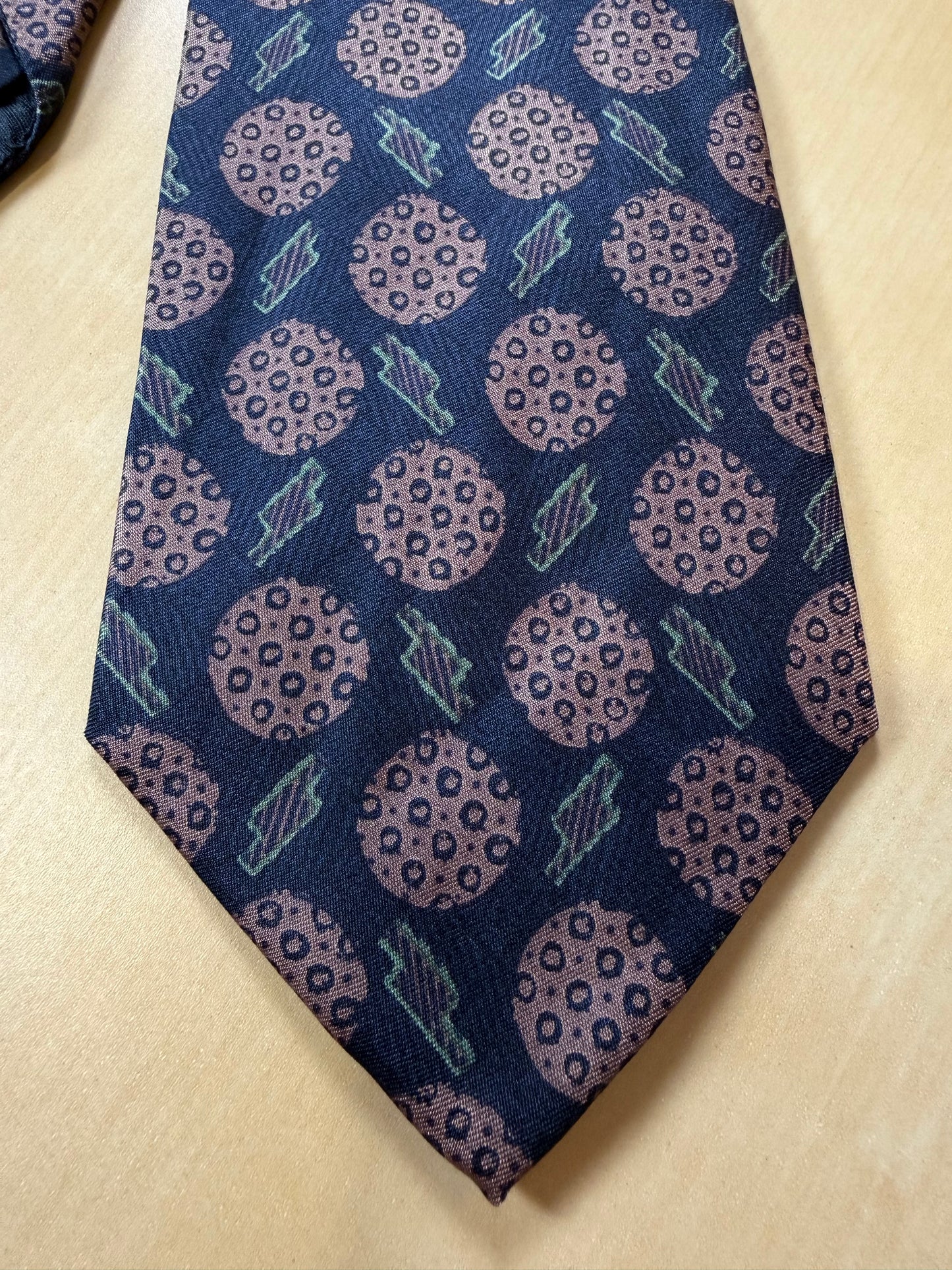 Cravatta vintage fantasia astratta