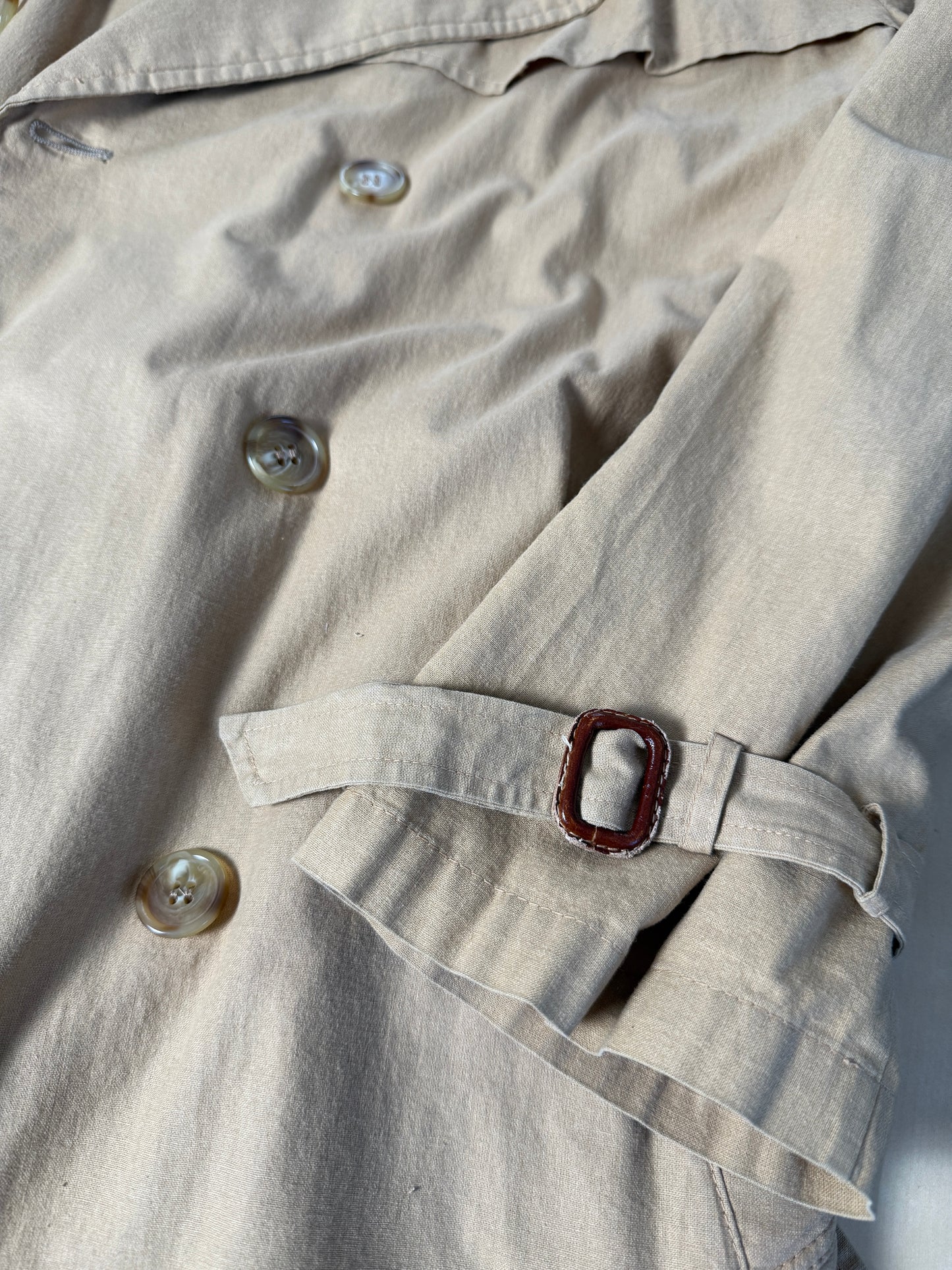 Trench anni ‘70 doppiopetto - tg. 50-52