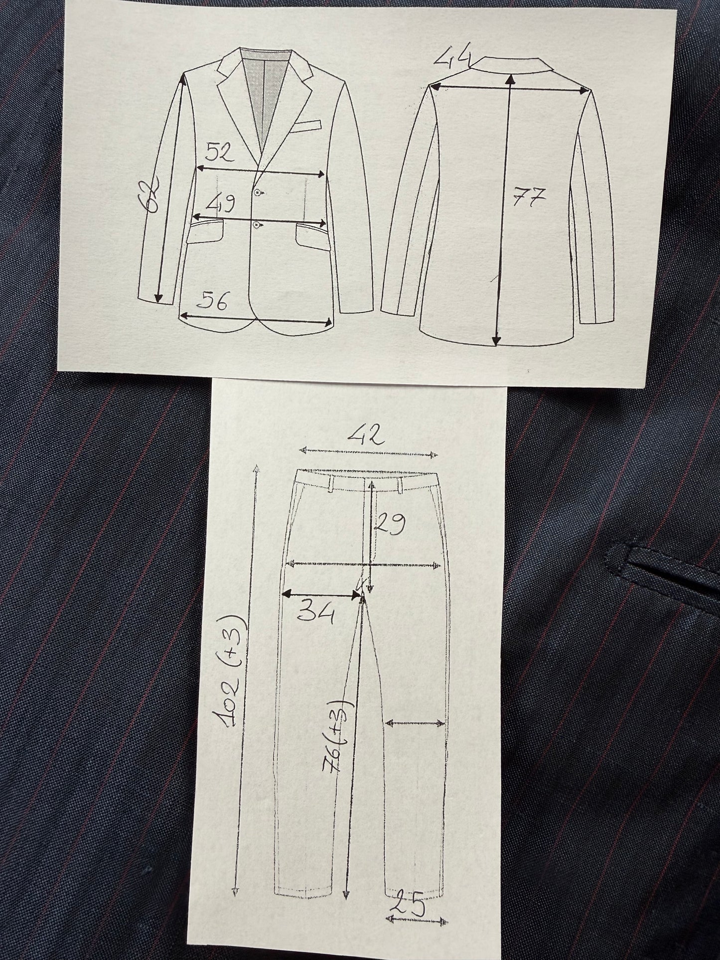 Completo doppiopetto Belvest pura seta shantung anni '70/'80 - tg. 46/48
