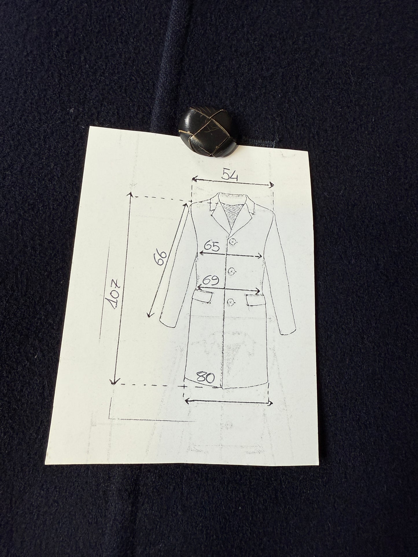 Loden Merlet blu lana e alpaca - tg. 52-54