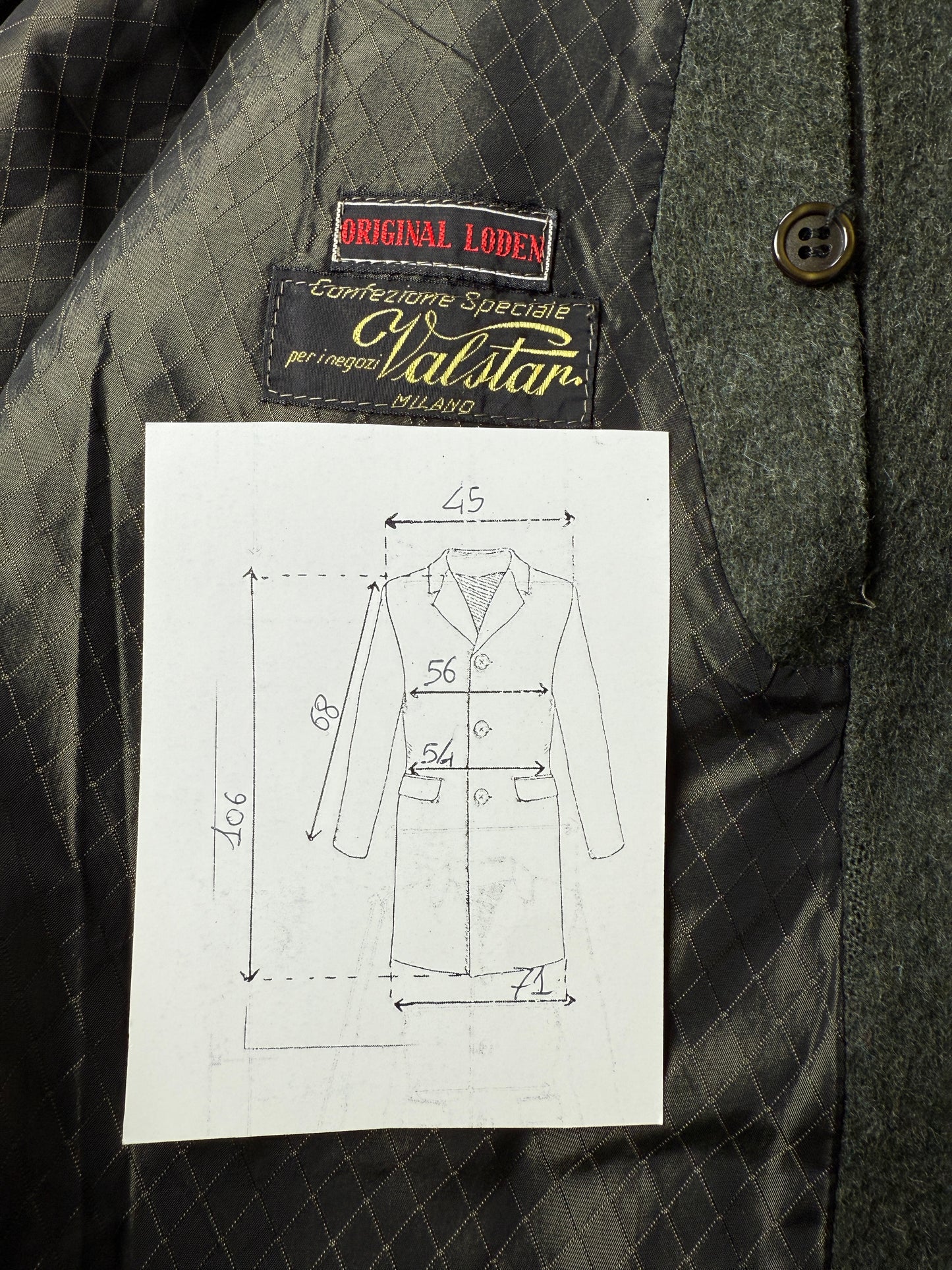 Loden doppiopetto Valstar - tg. 46-48