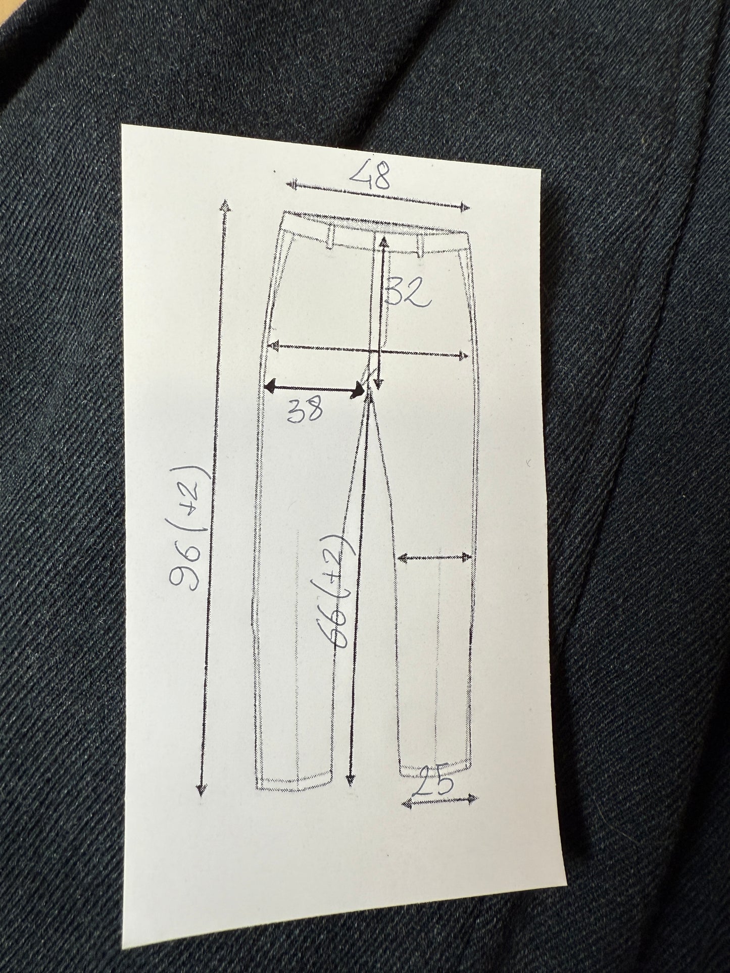 Pantaloni anni ‘80 flanella verde pino - tg. 52/54