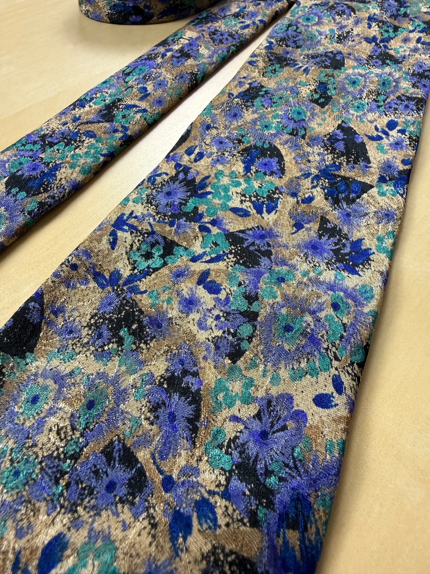 Cravatta Prochownick floreale jacquard