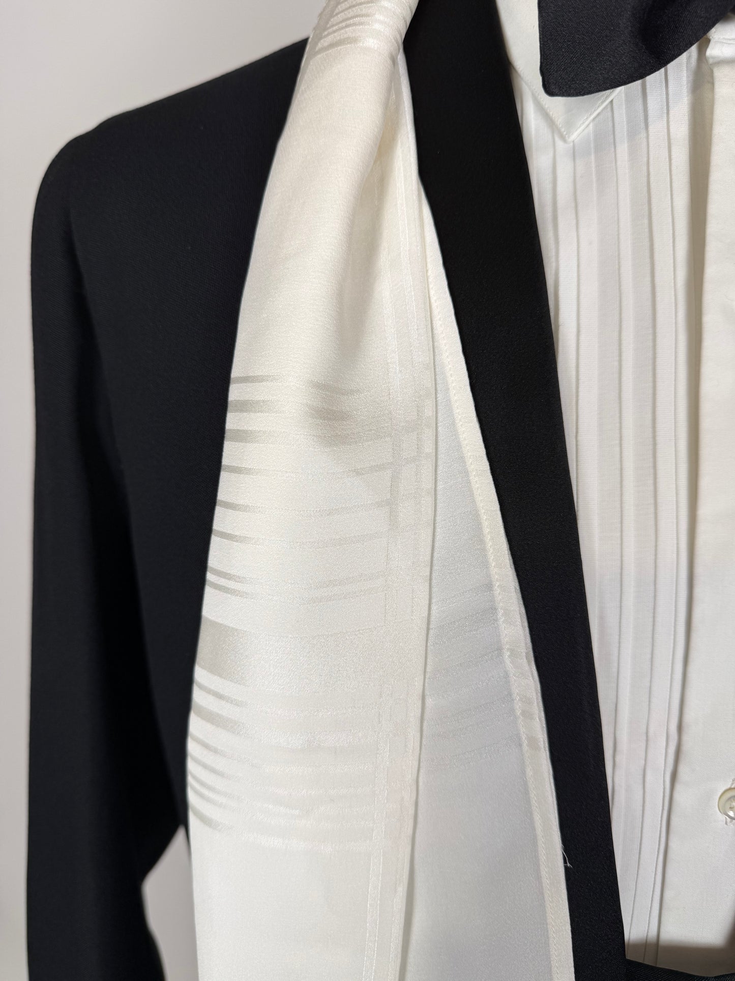 Sciarpa da sera in seta vintage jacquard