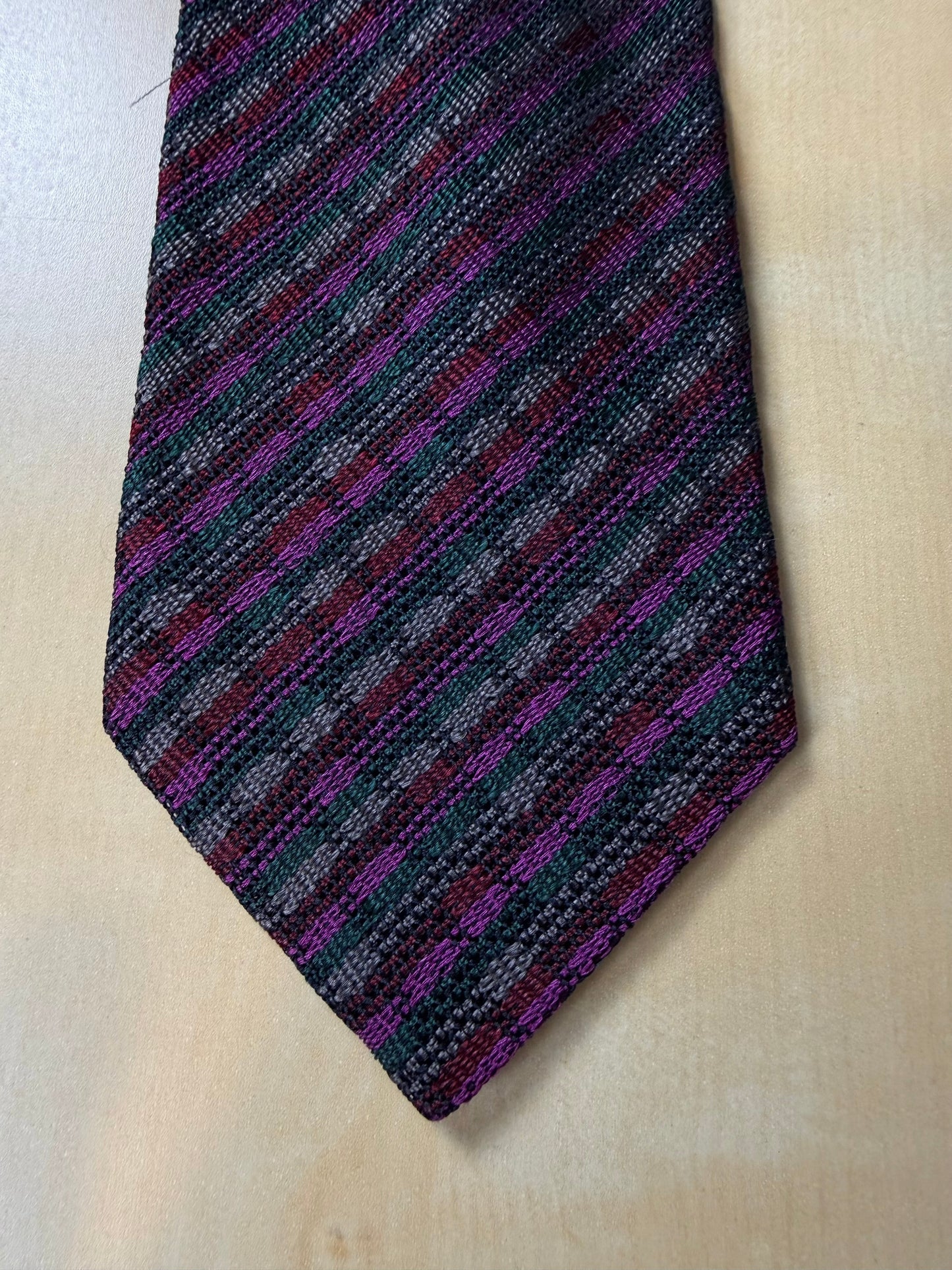 Cravatta Missoni grenadine viola lilla