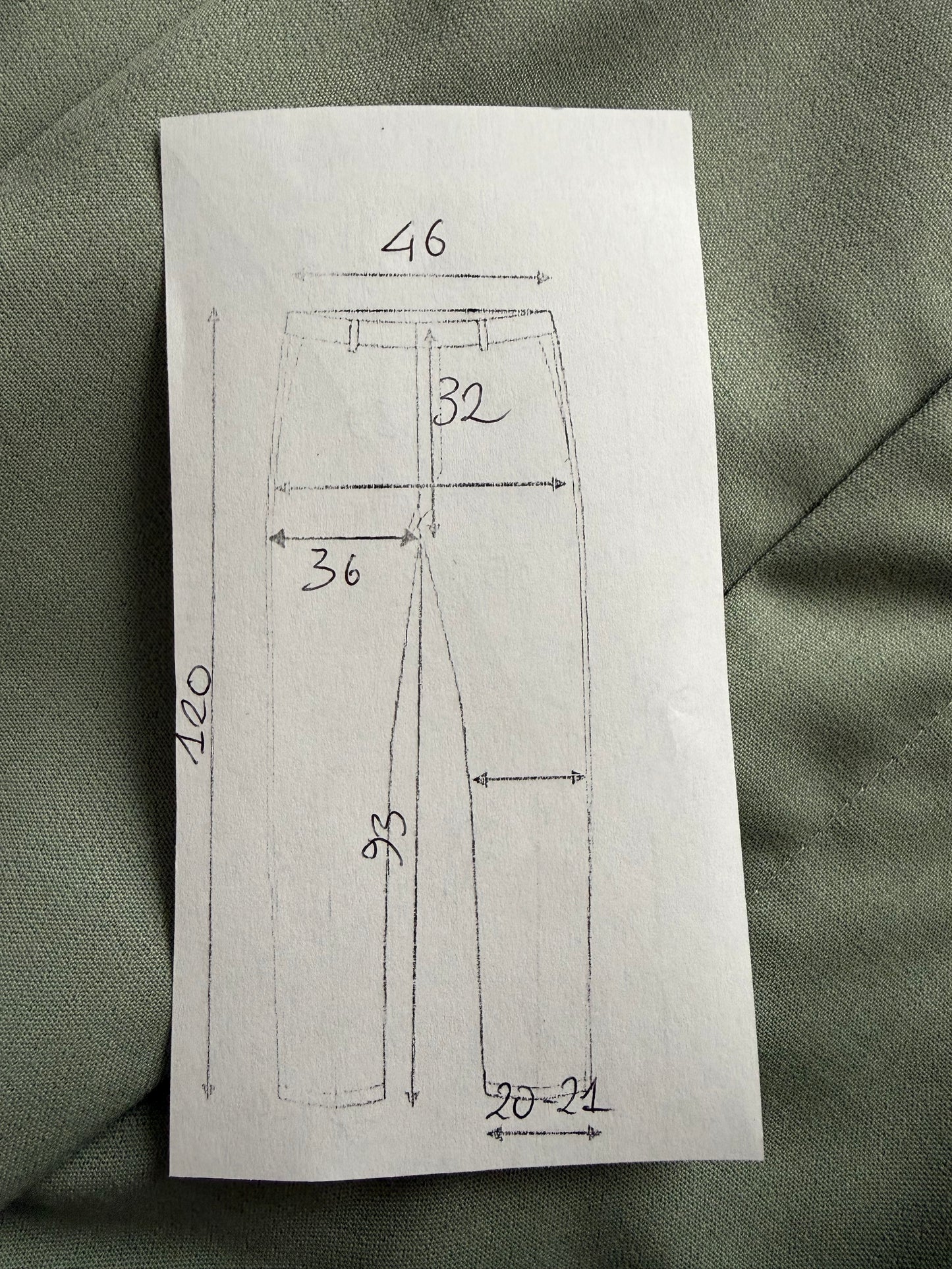 Pantaloni anni ‘80 fresco lana verde acqua - tg. 50/52