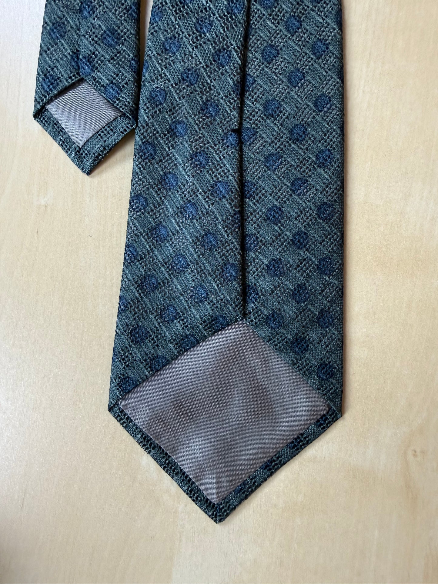Cravatta Armani anni '80 seta traforata