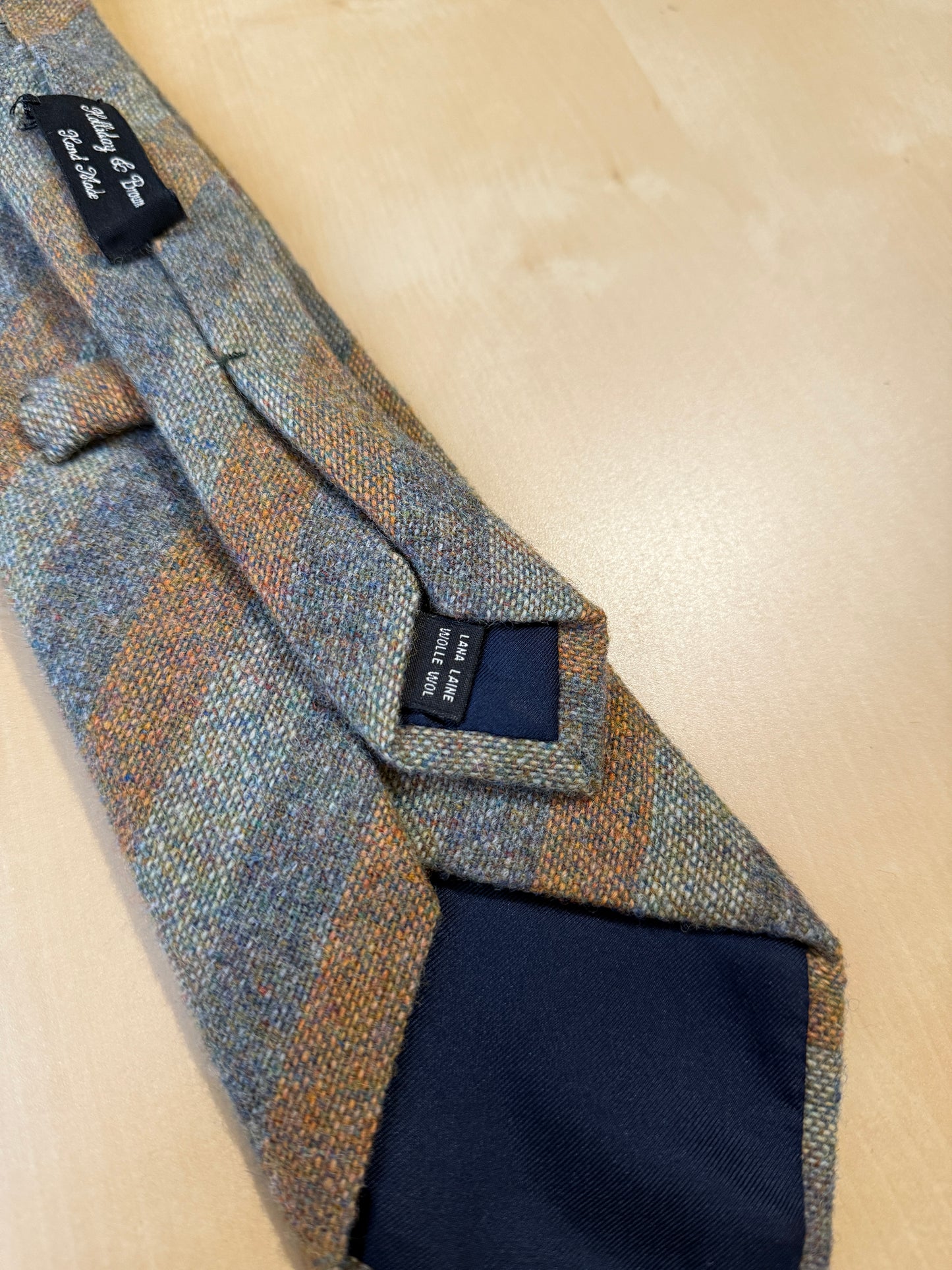 Cravatta in tweed Holliday & Brown