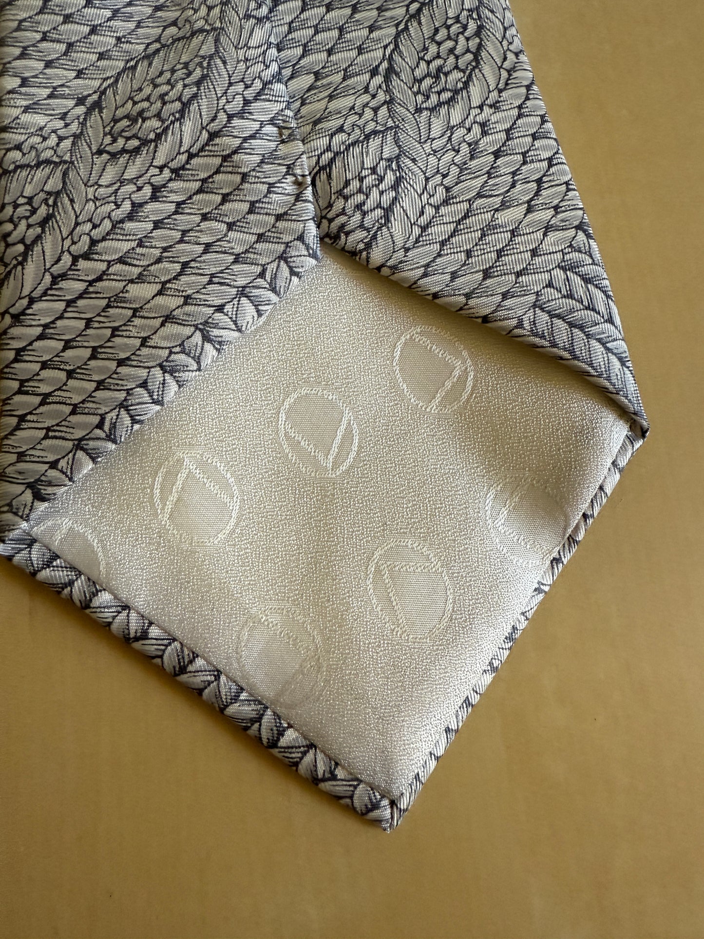 Cravatta Valentino anni ‘70 fantasia corda