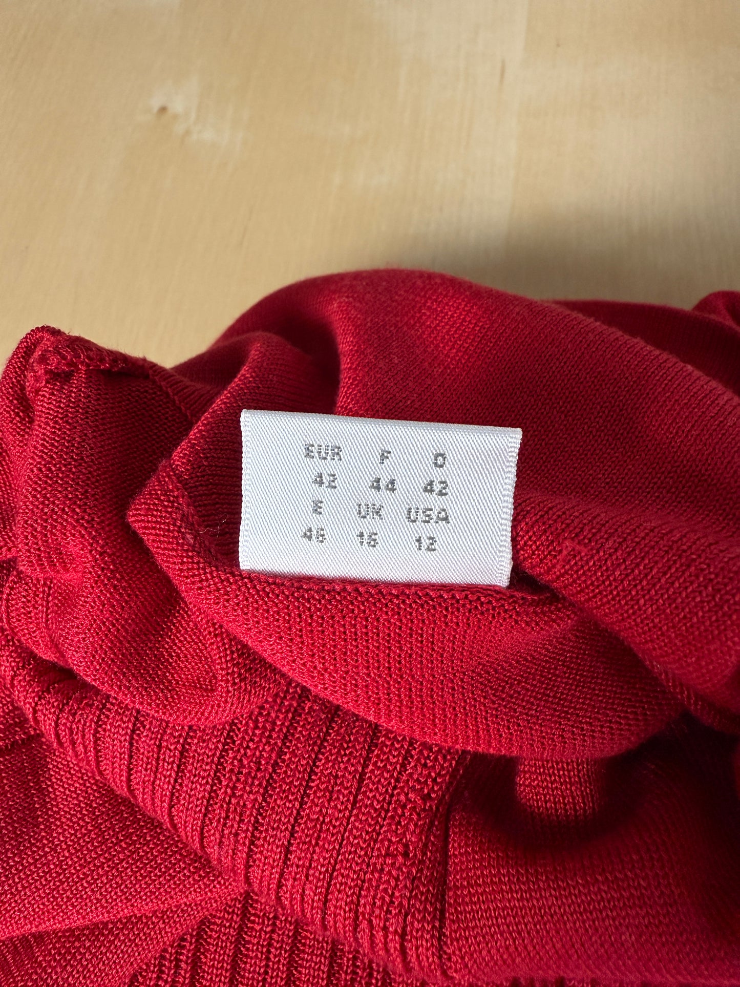 Maglia dolcevita smanicata in pura seta La Perla Malizia - tg. M