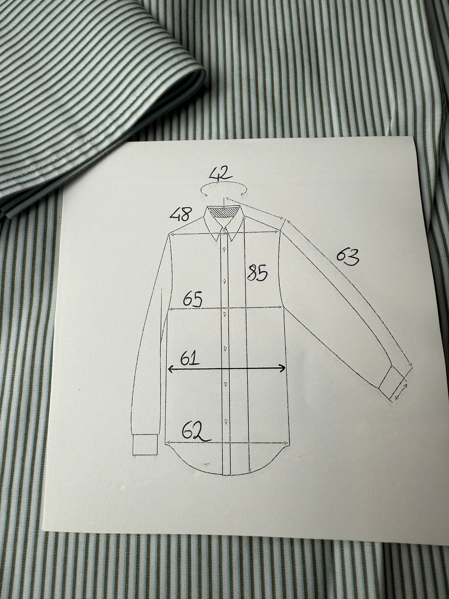 Camicia Brooks Brothers a righe con polsini da gemelli - tg. L collo 16 (42)