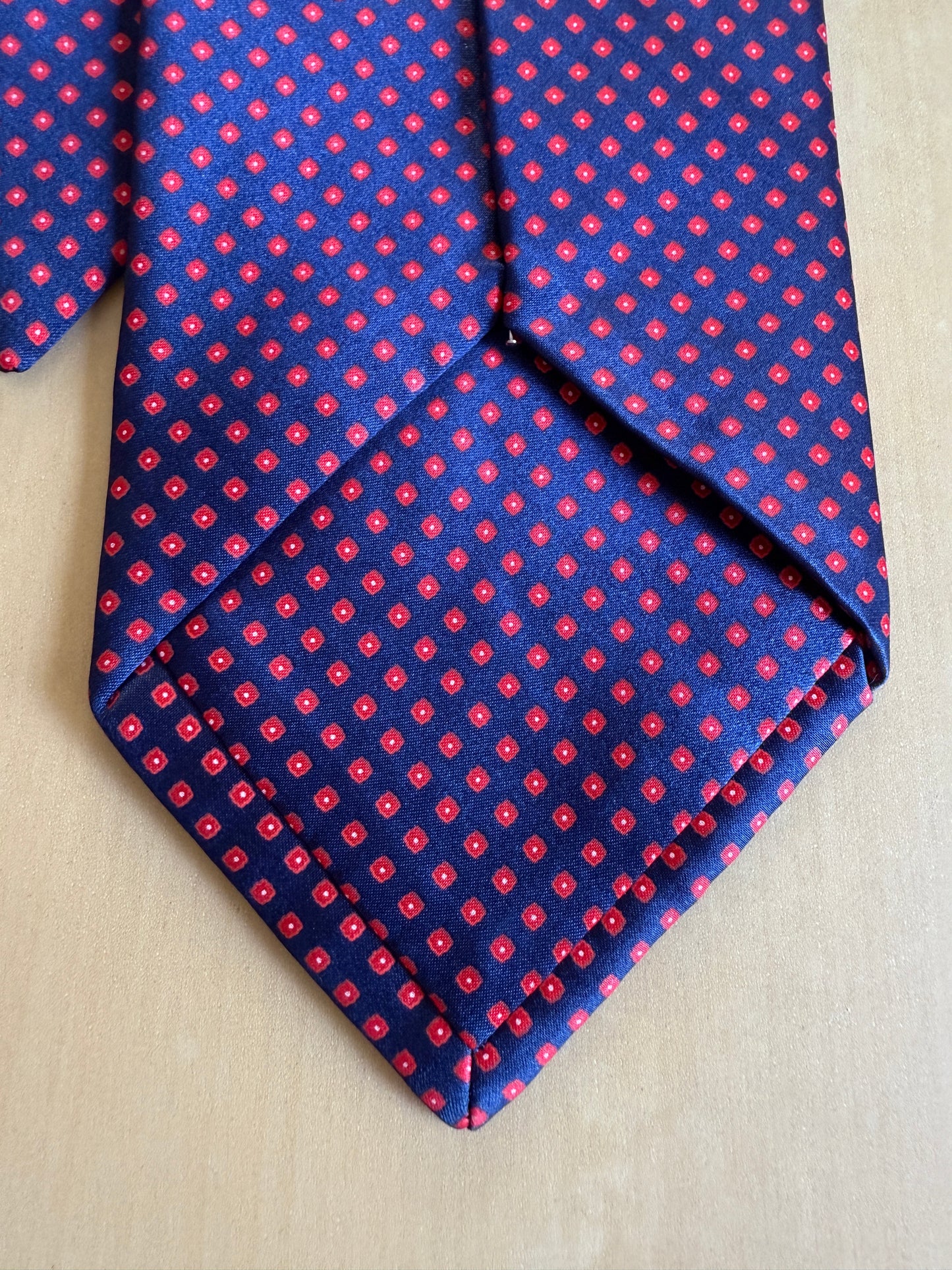 Cravatta Stefano Ricci blu micro fantasia