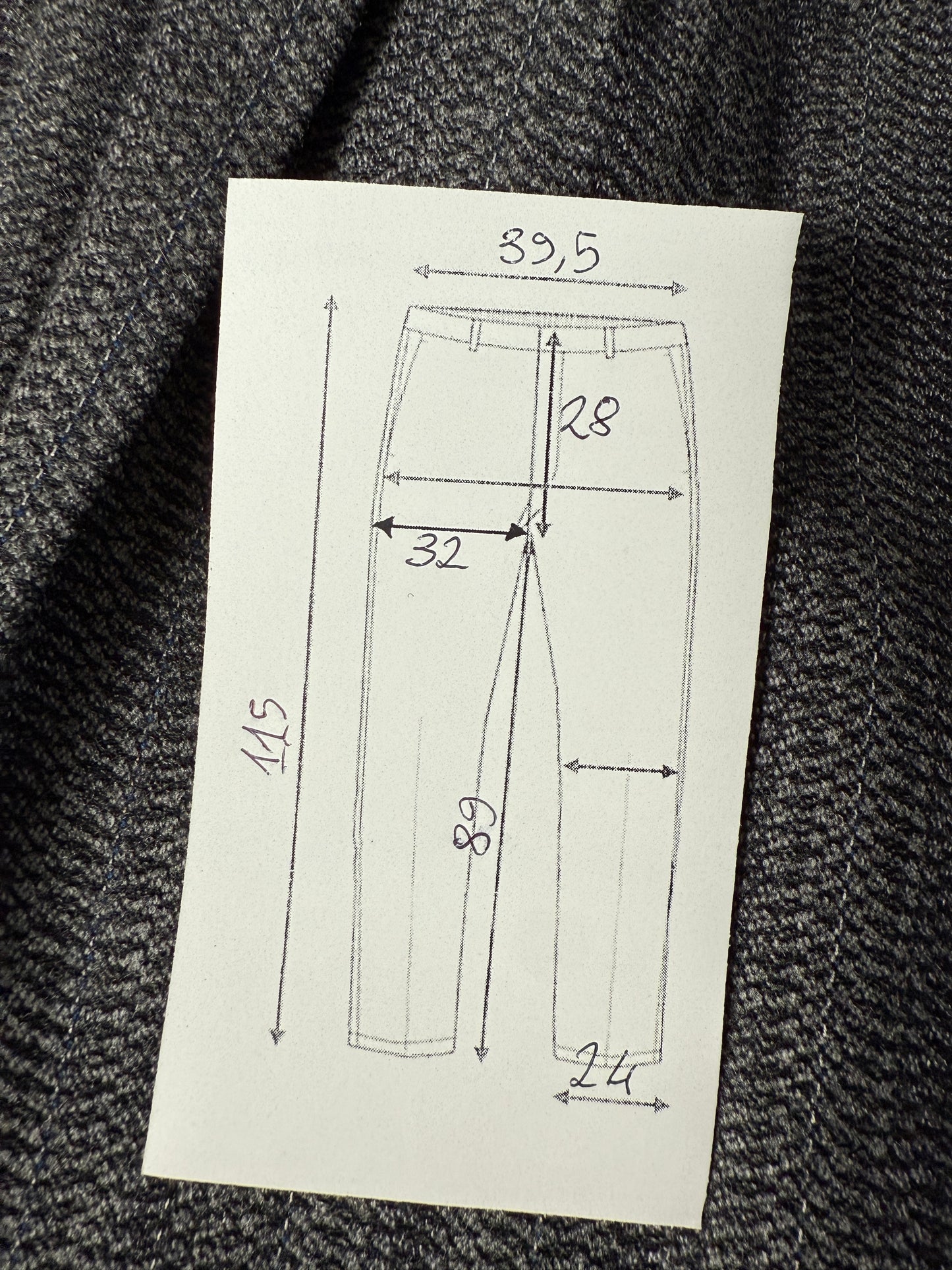 Pantaloni in tweed anni ‘70 (NOS) - tg. 44/46