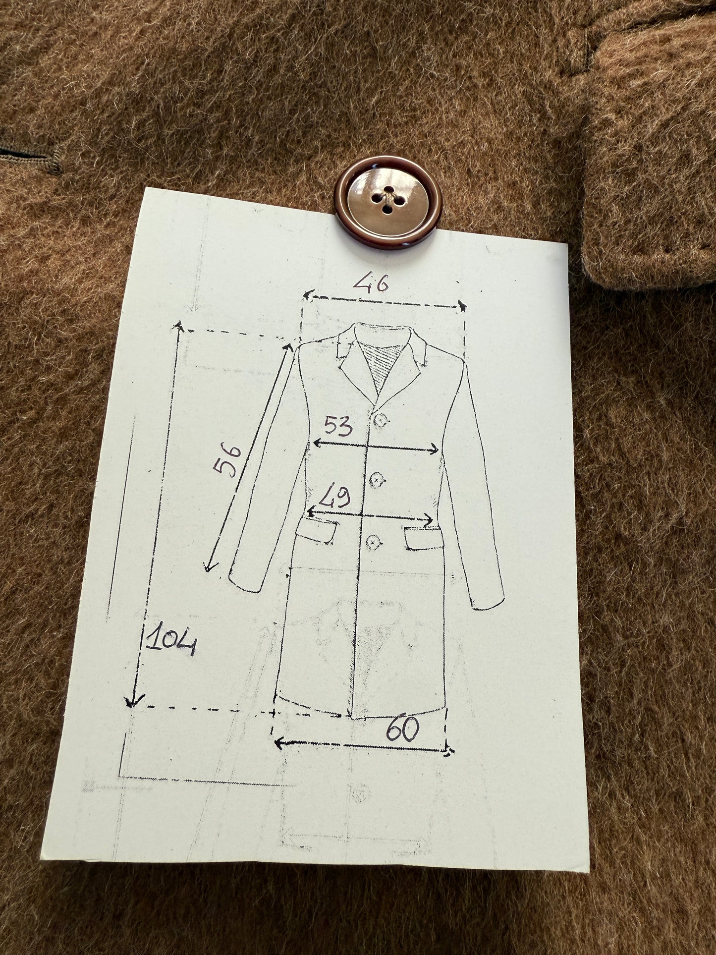 Cappotto in alpaca sartoriale anni ‘70 - tg. 42-44