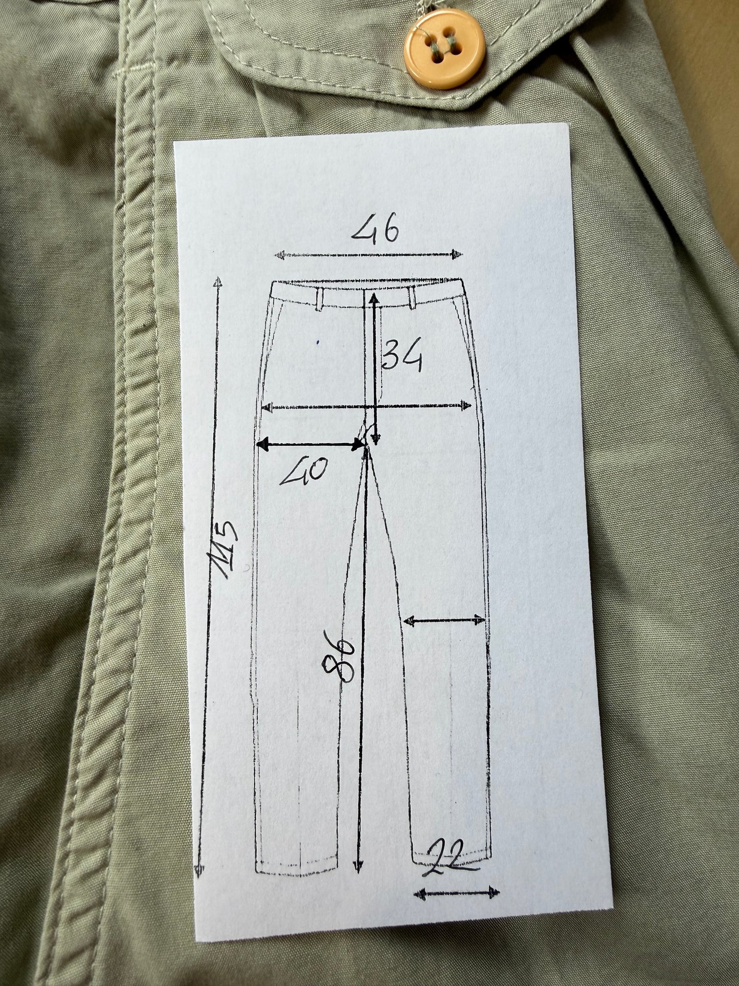 Pantaloni Valentino Jeans anni '80 tela di cotone - tg. 52