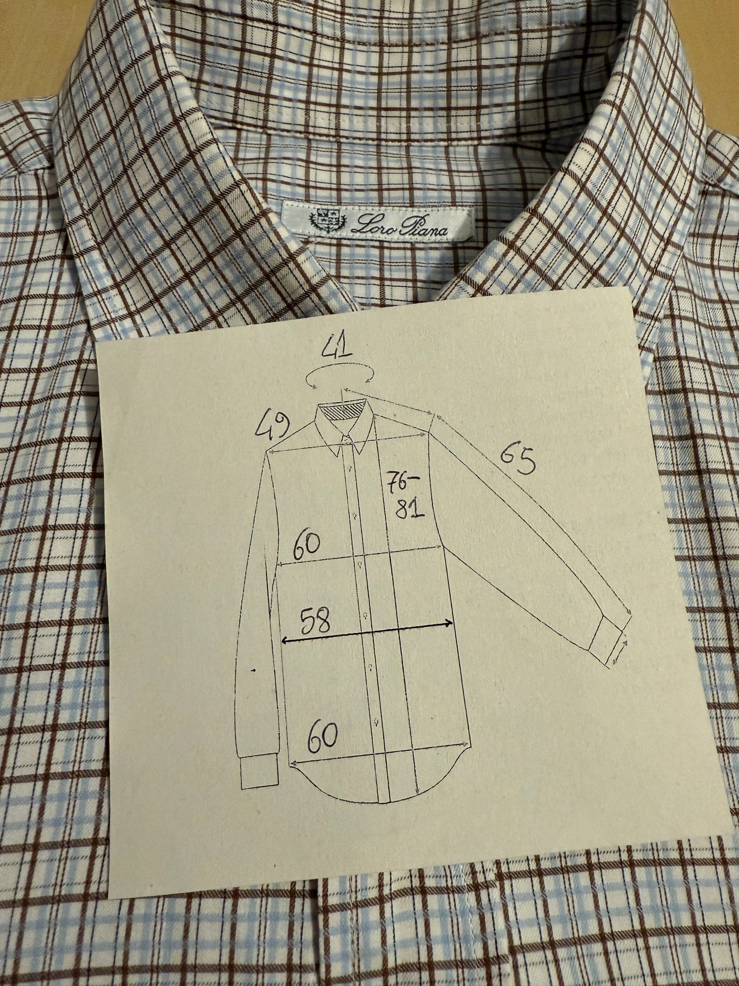 Camicia Loro Piana quadri tattersall - L