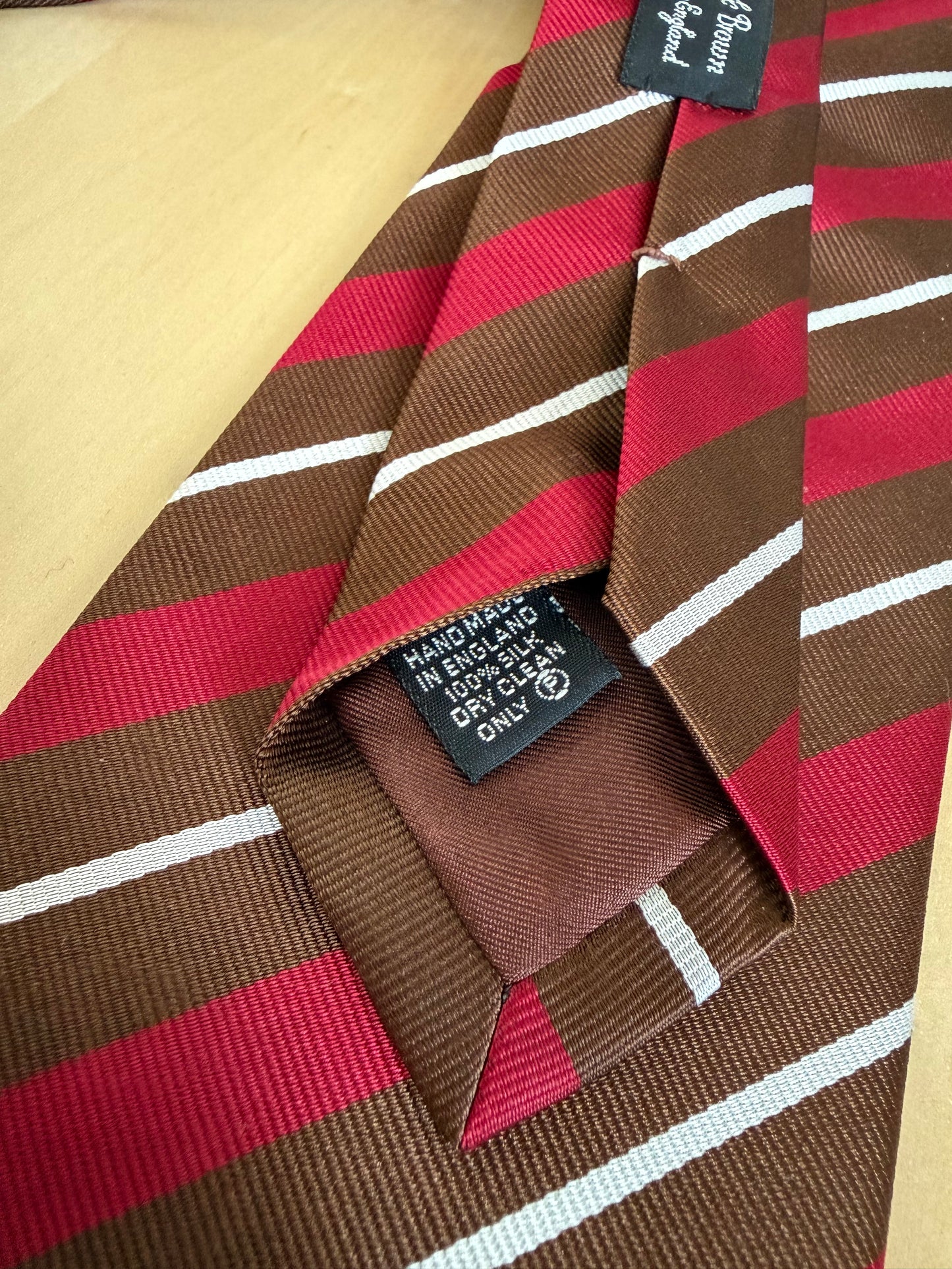 Cravatta inglese Holiday & Brown regimental