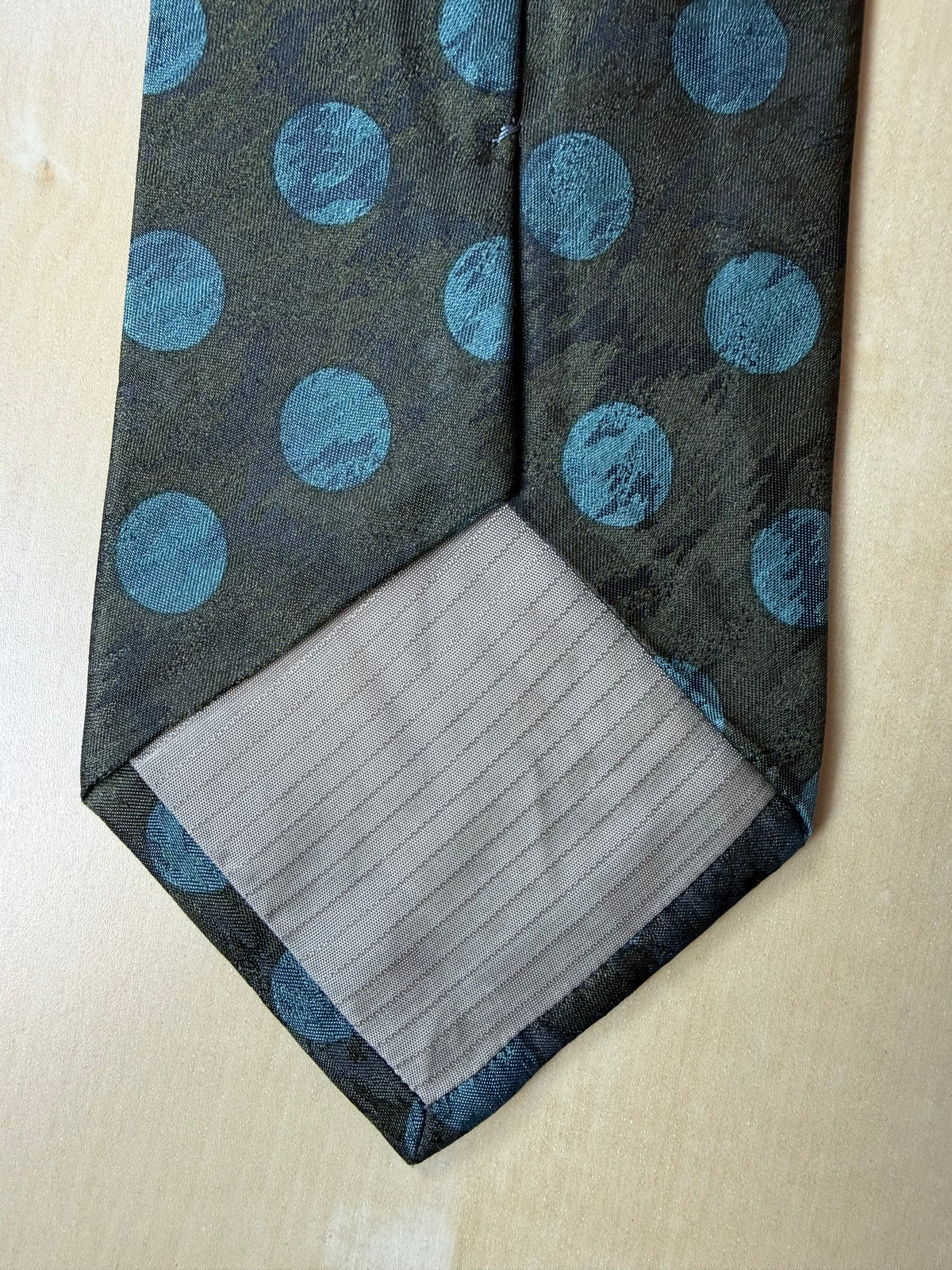 Cravatta Ermenegildo Zegna pois verde jacquard