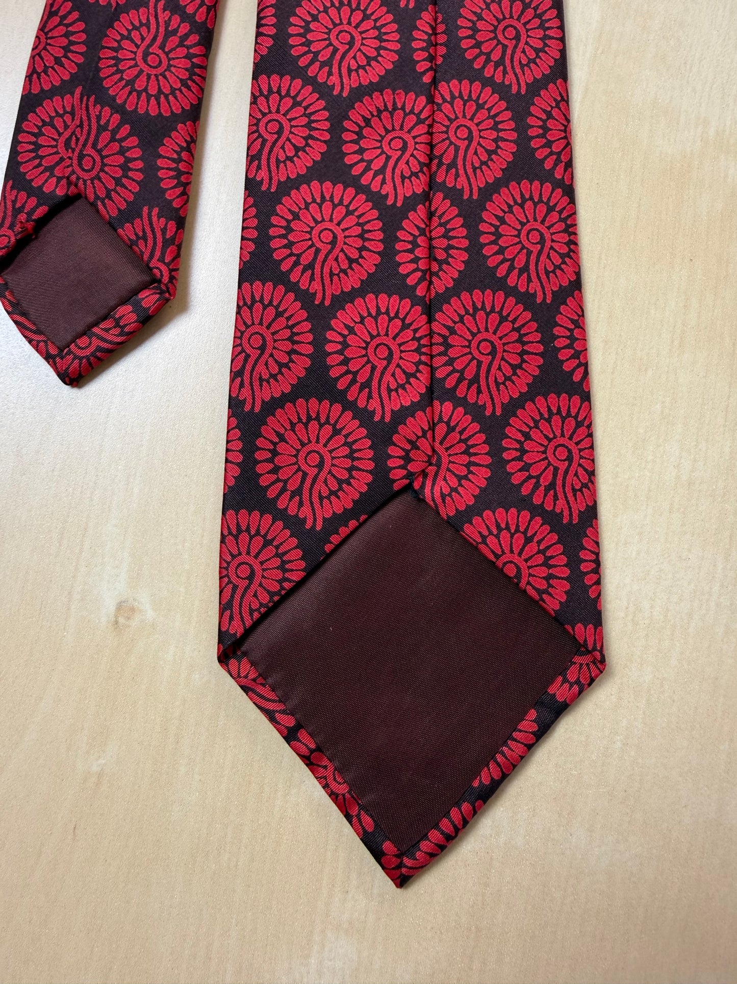 Cravatta Prochownick vintage rosoni