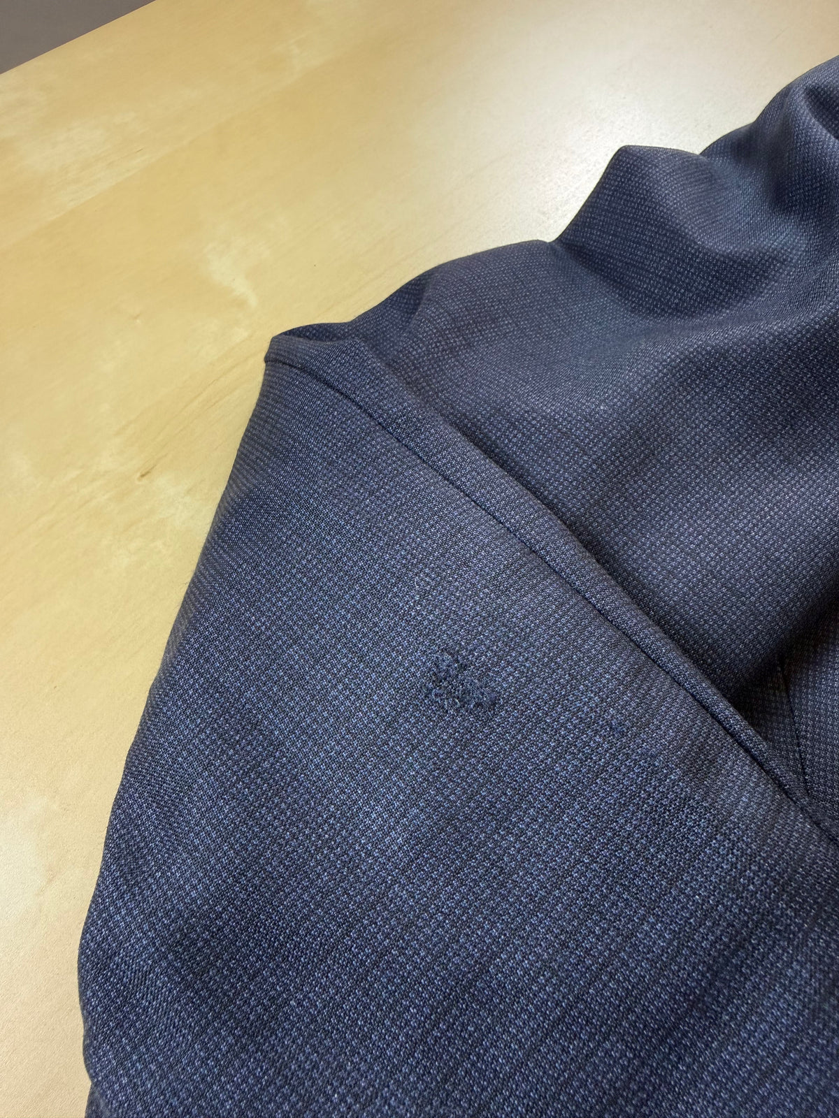 Giacca Boglioli flanella blu micro quadretti - tg. 46/48