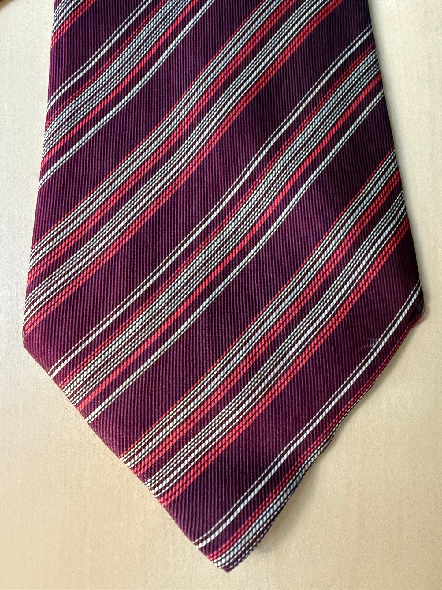 Cravatta anni ‘70 a righe