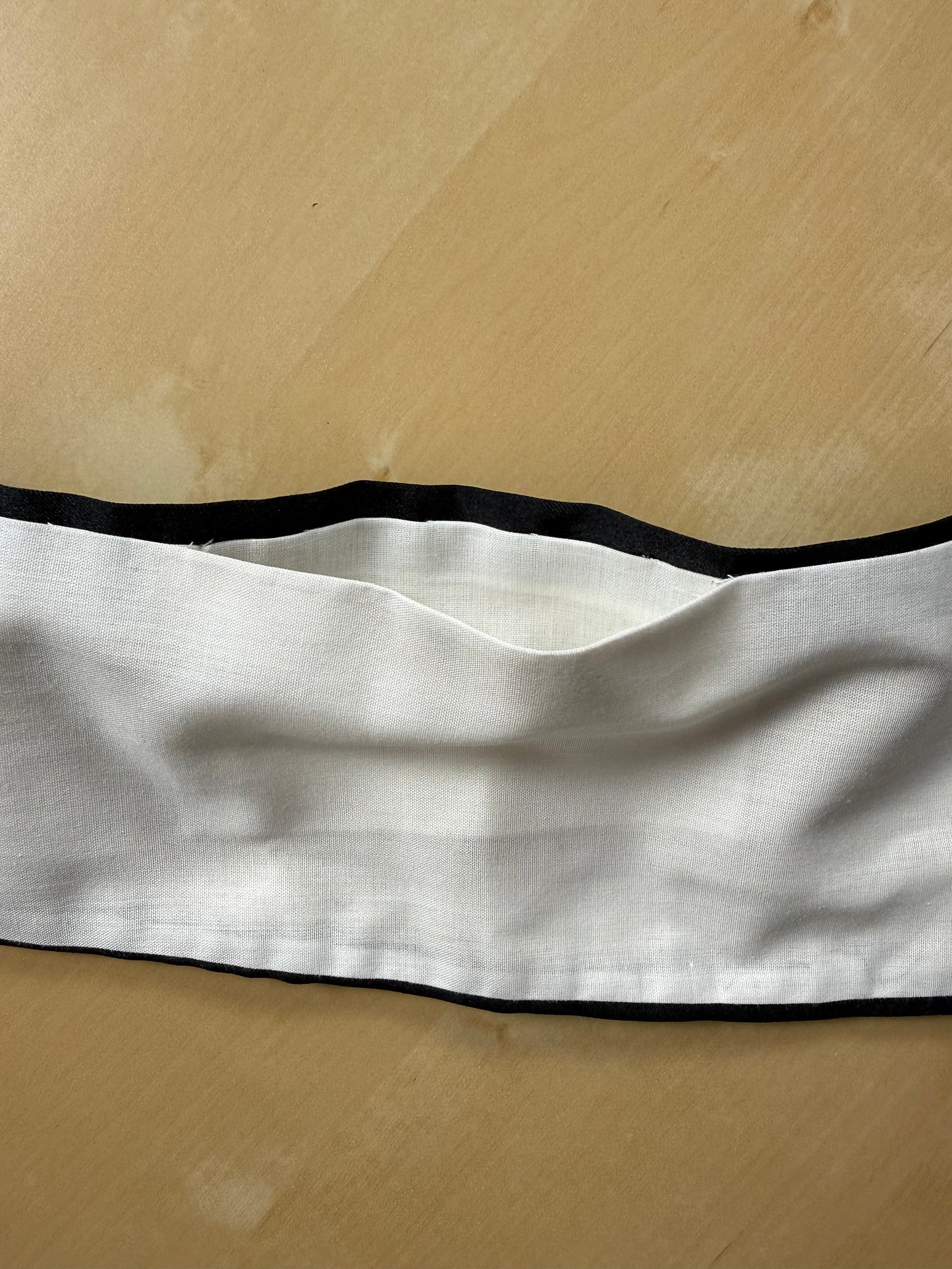 Fascia da smoking in raso di seta - 110 cm