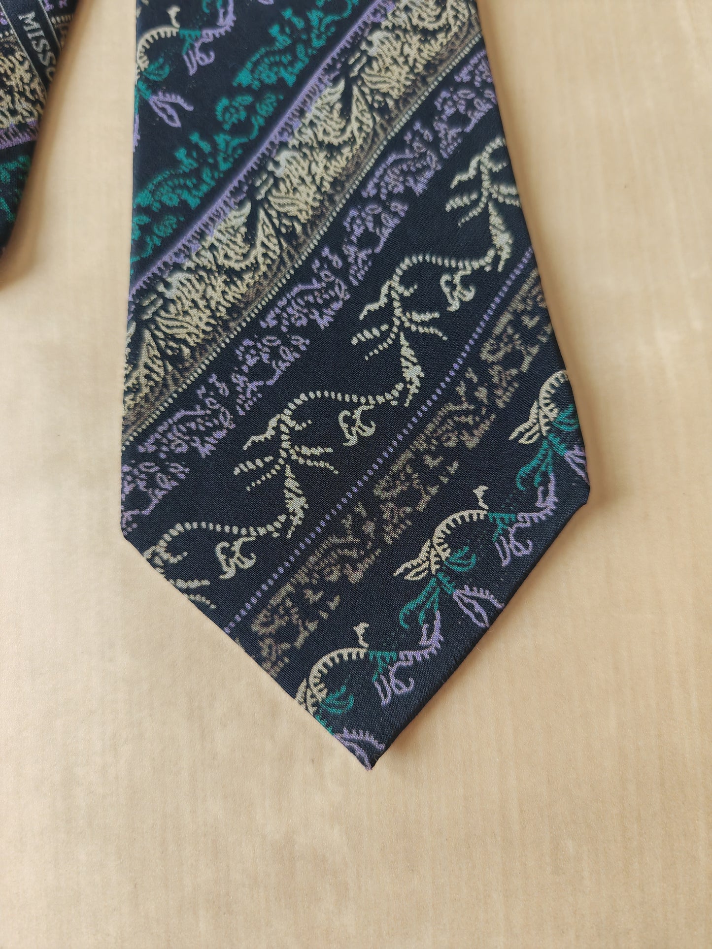 Cravatta Missoni fantasia fregio a righe