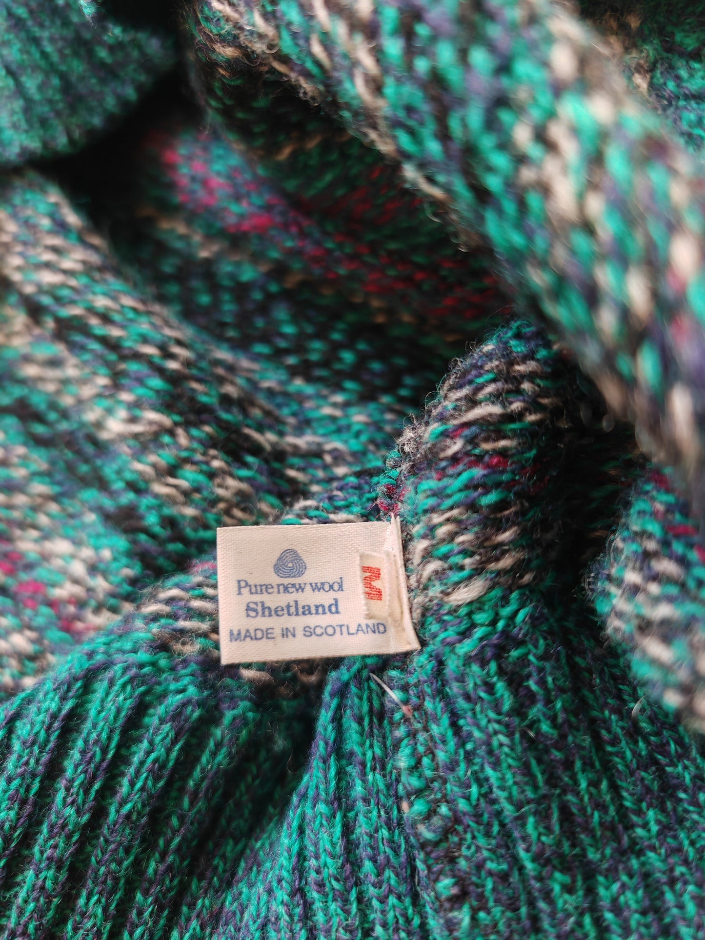 Maglione scozzese in lana shetland - L