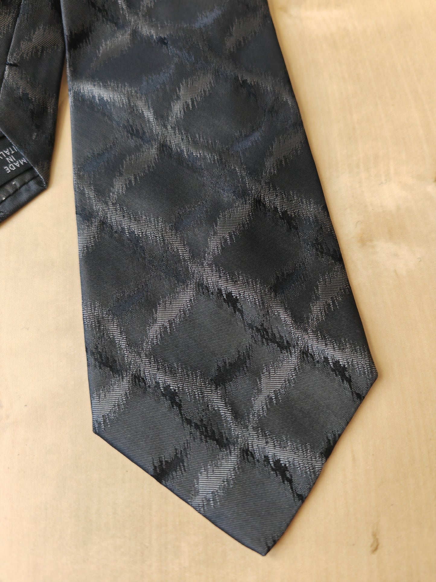 Cravatta Versace grigio jacquard