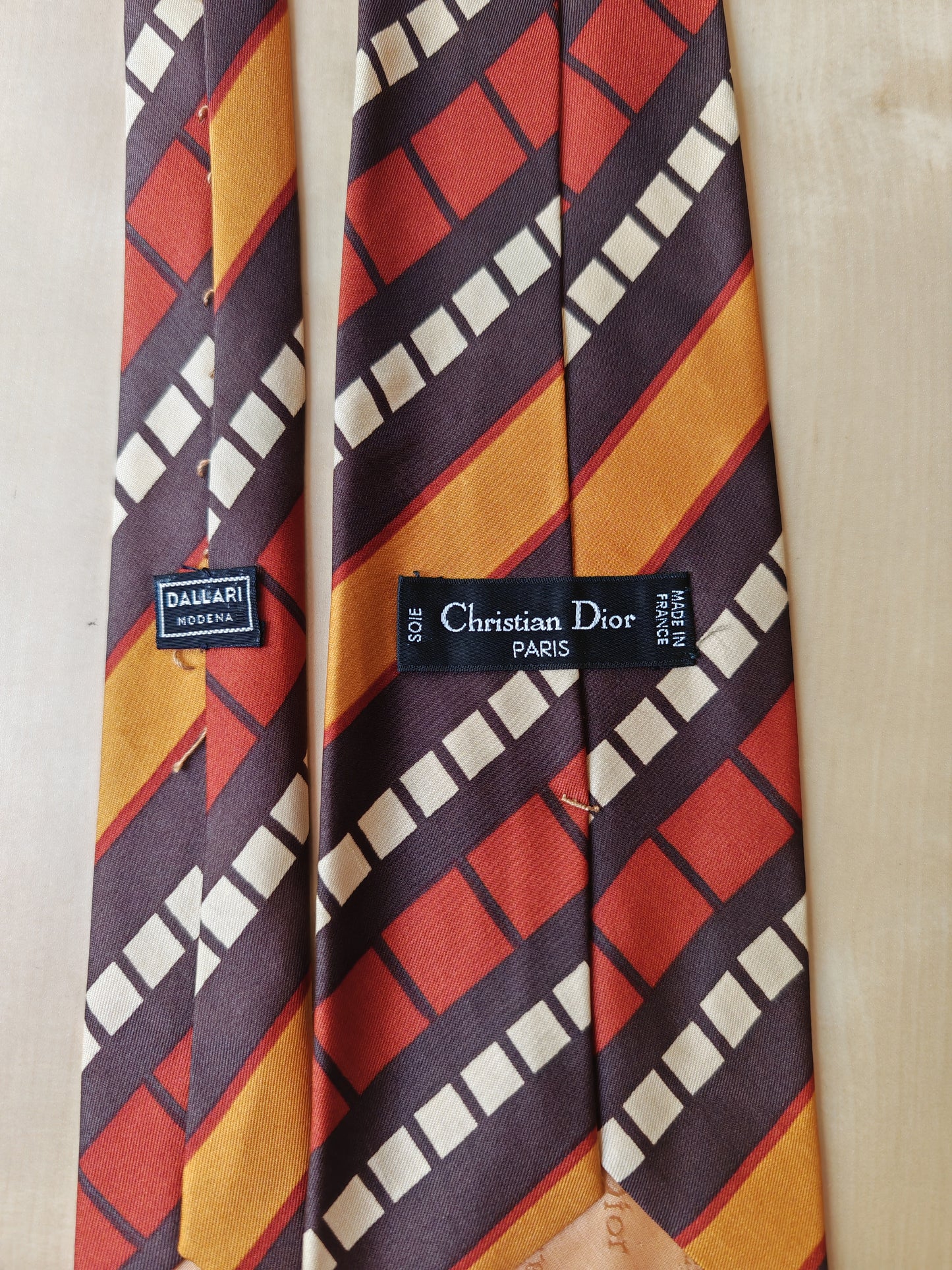 1970s Christian Dior tie