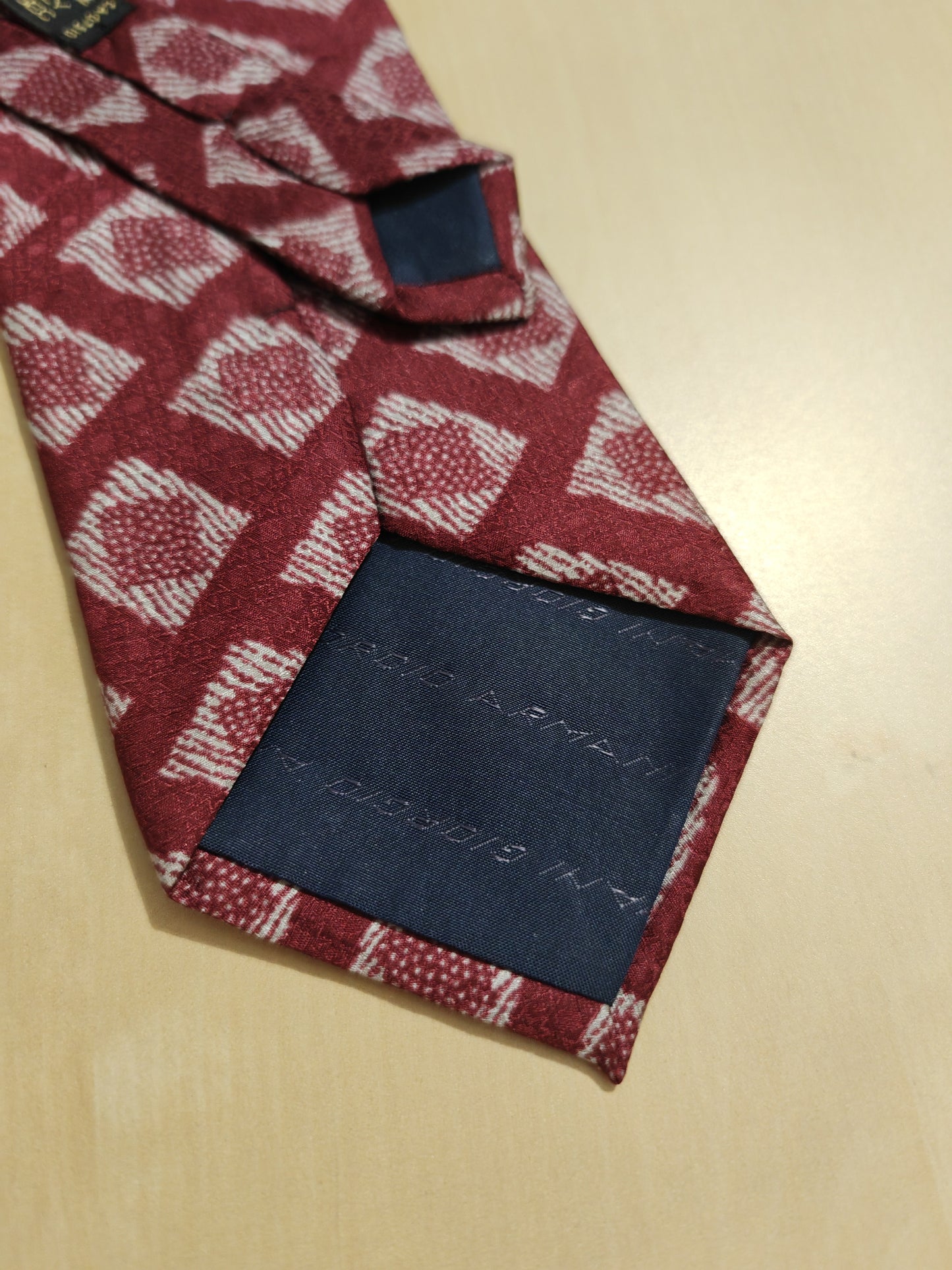 Cravatta Armani color vinaccia