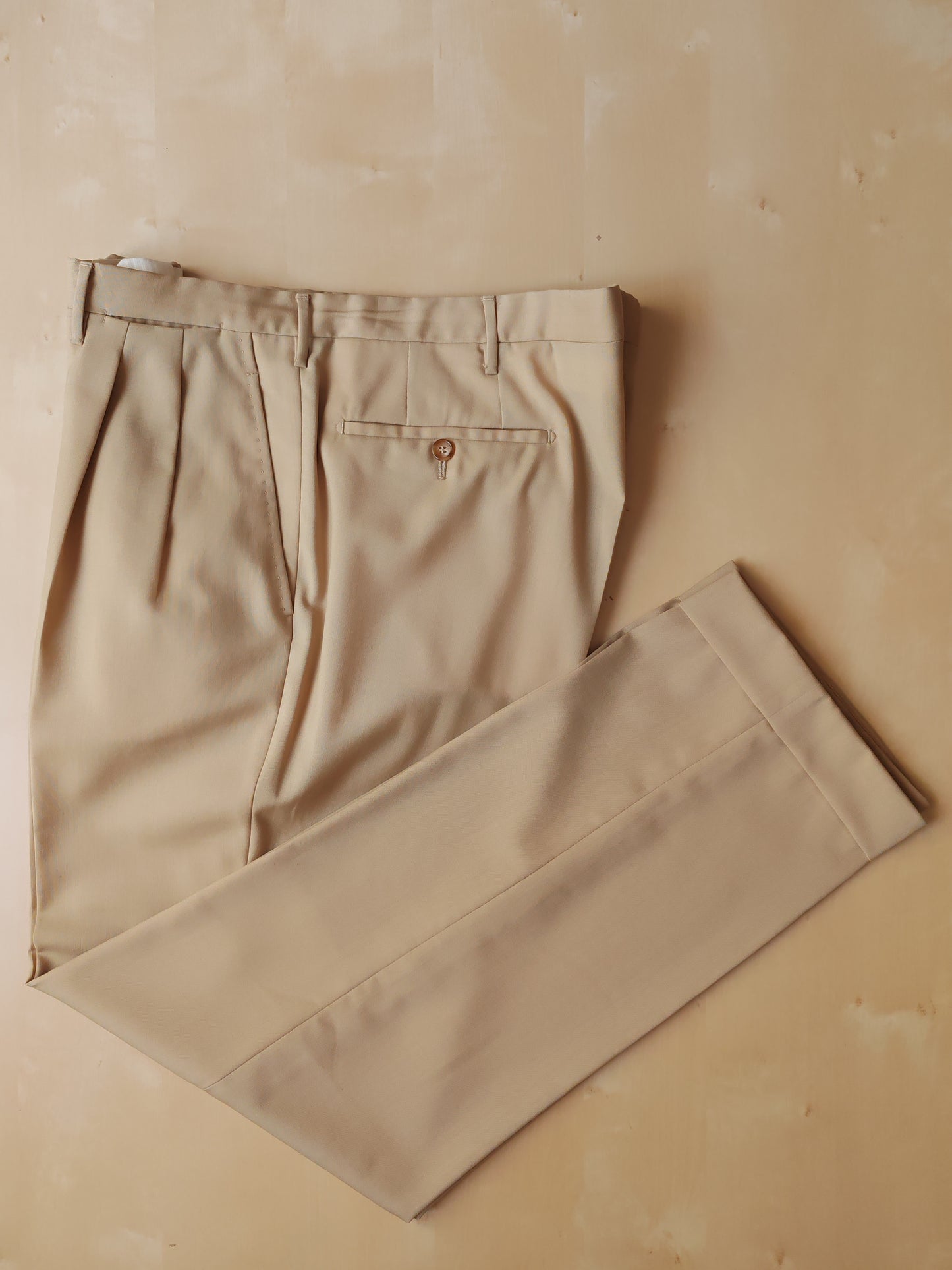 Pantalone in frescolana color crema - tg. 54