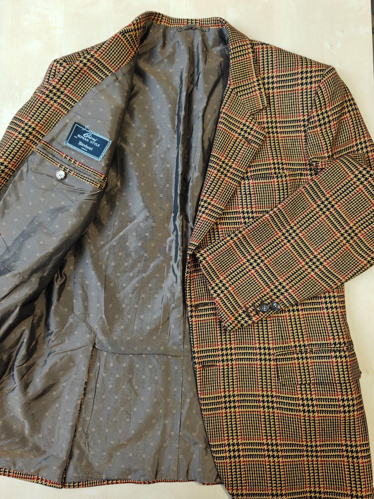 Giacca Brioni semi-sartoriale in puro cashmere scozzese - tg. 52