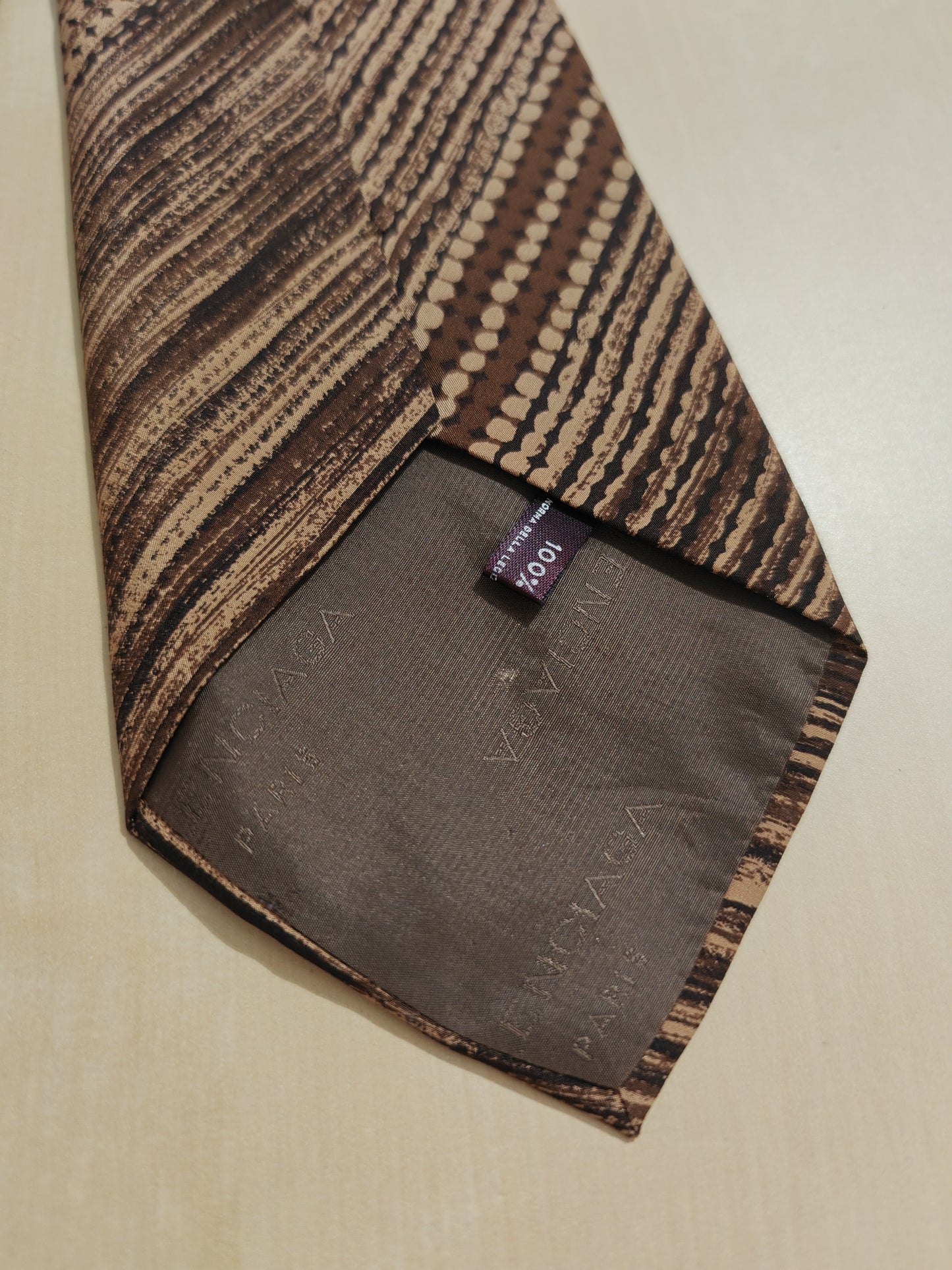 Balenciaga vintage 70s tie, 11 cm blade