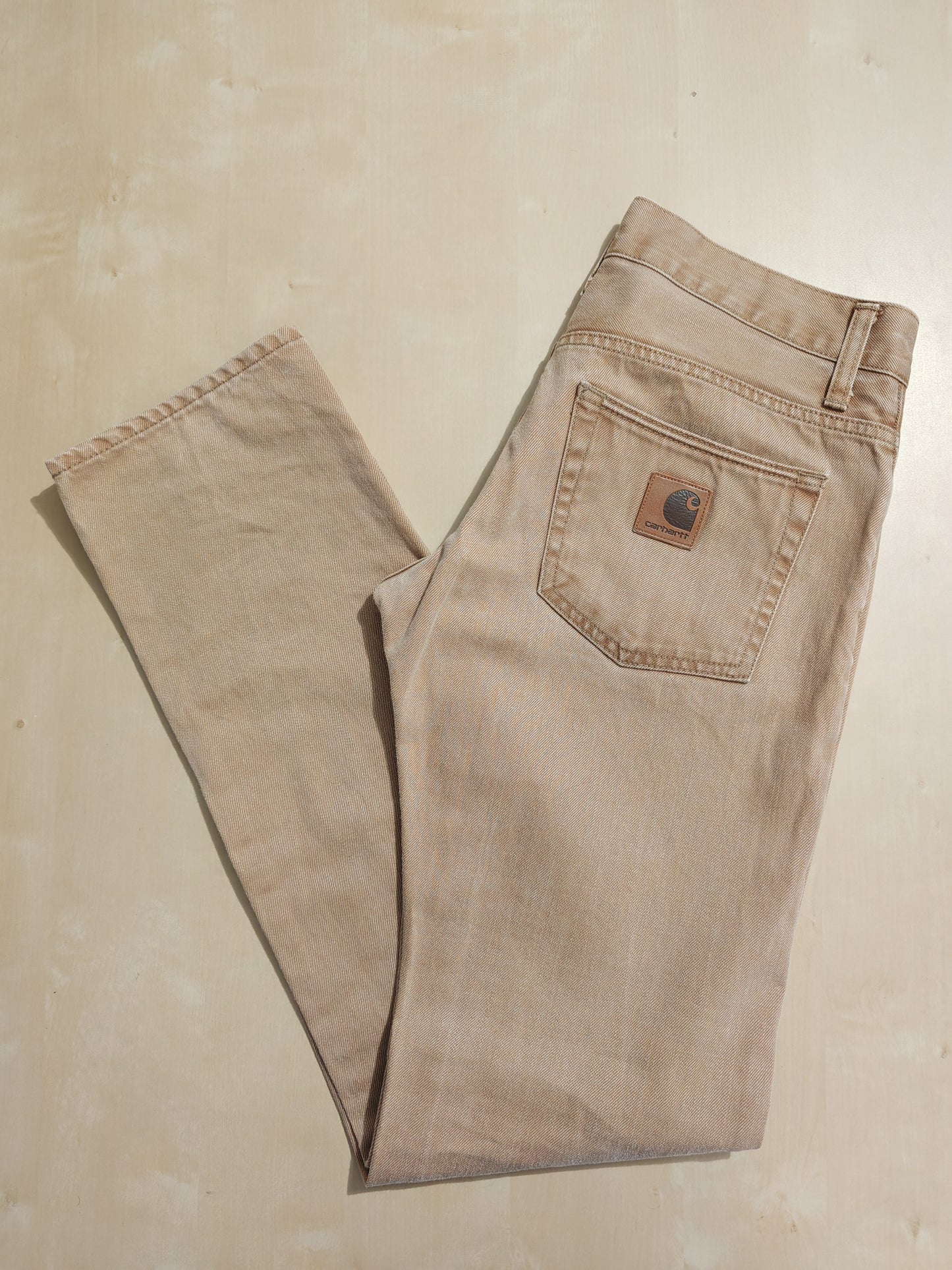 Jeans Carhartt "Racket Pant" denim color sabbia - W30 L34
