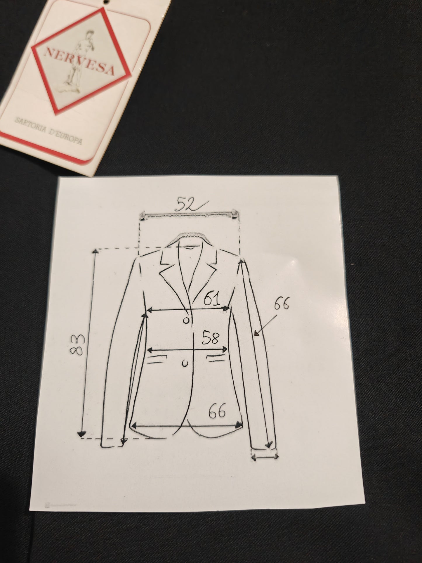 Giacca da sera anni '80, deadstock - tg. 58