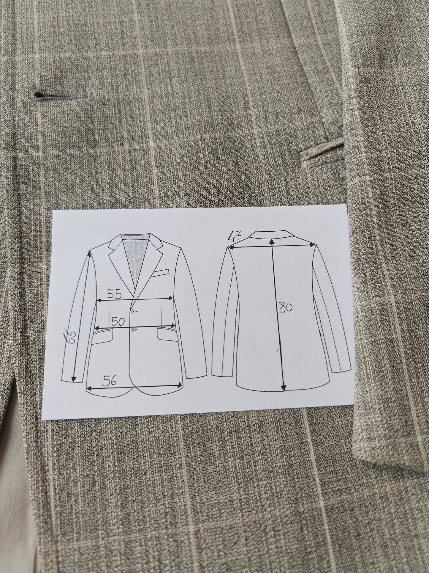 Giacca Pal Zileri in misto lana grigio chiaro - tg. 50 lunga