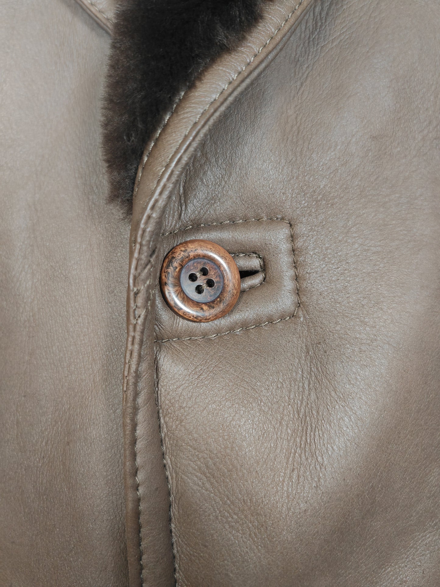 Montone shearling anni '70 - L/XL