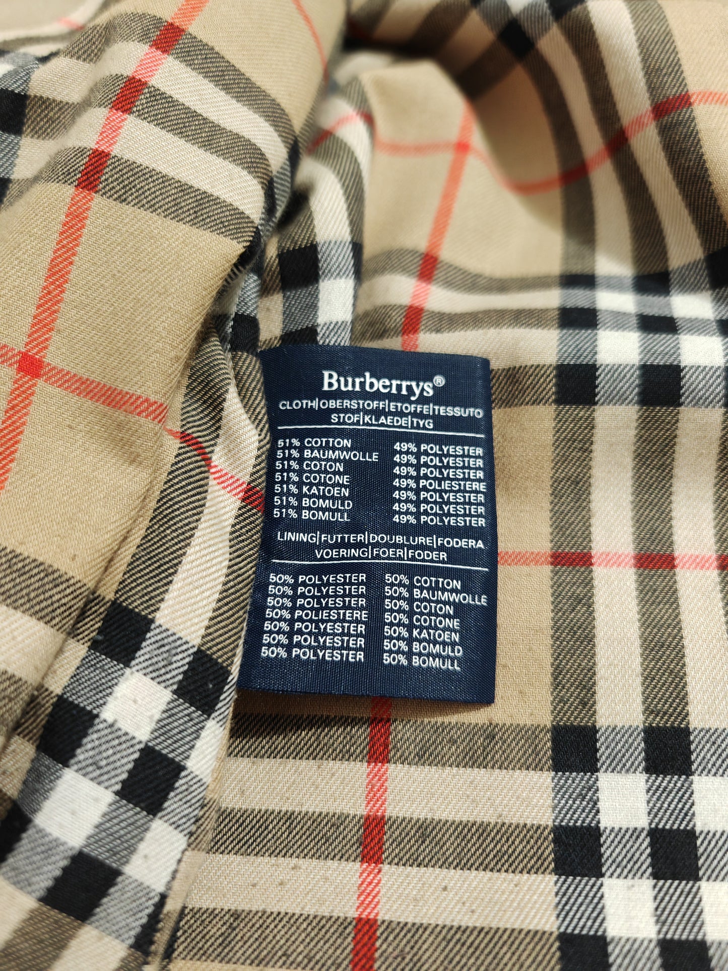 Trench Burberrys doppiopetto anni '80 - tg. 40/42