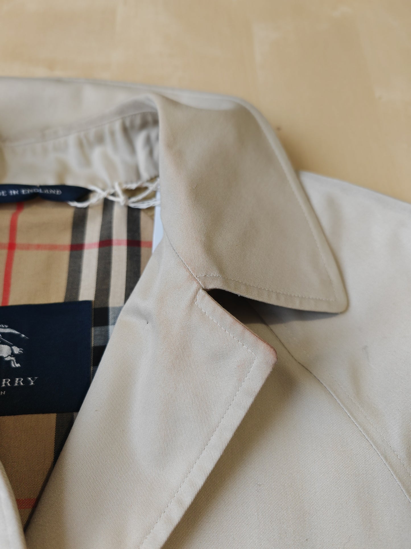 Impermeabile Burberry donna monopetto - tg. 42