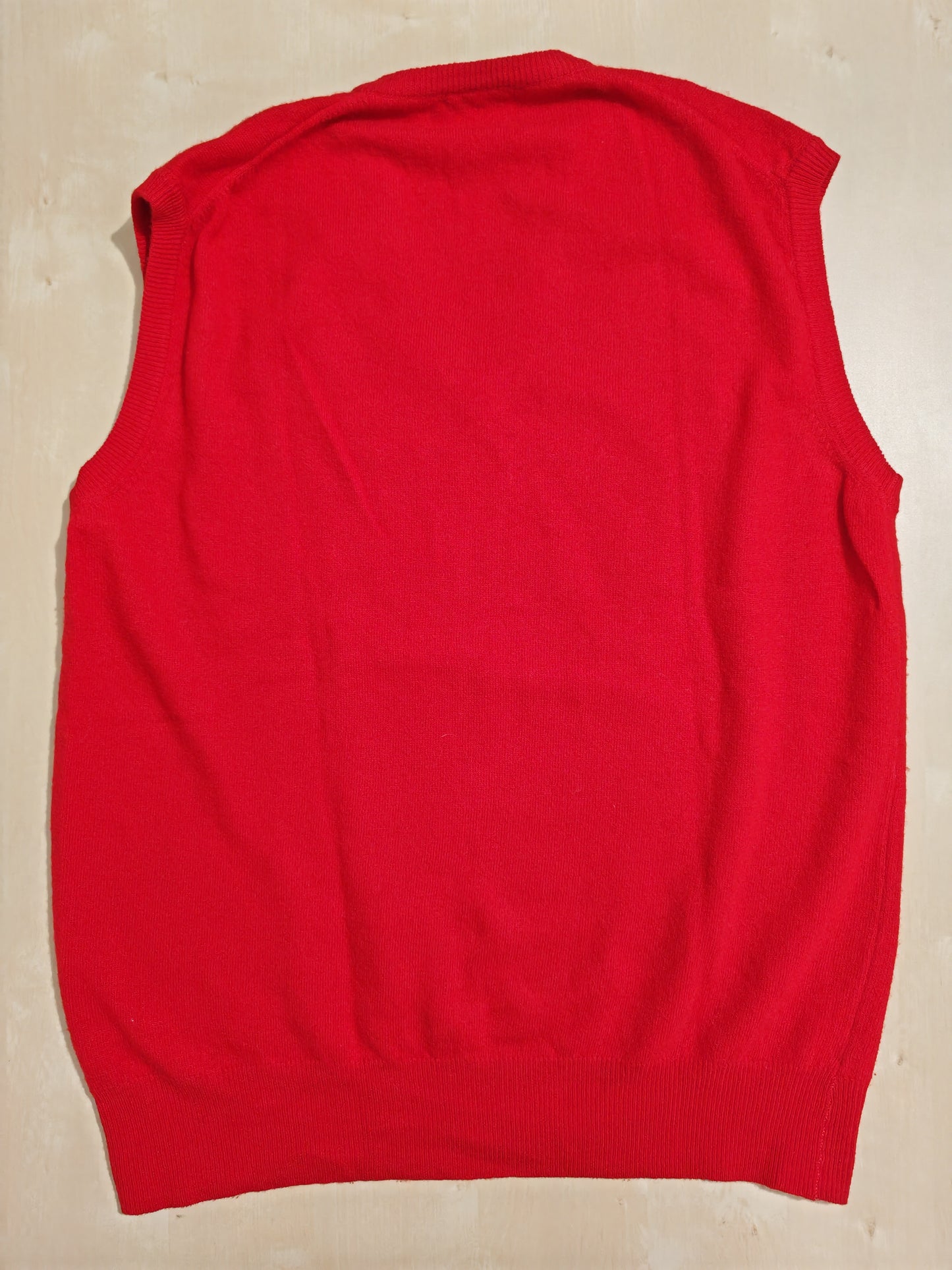 Gilet in pura lana Sisley vintage - L/XL