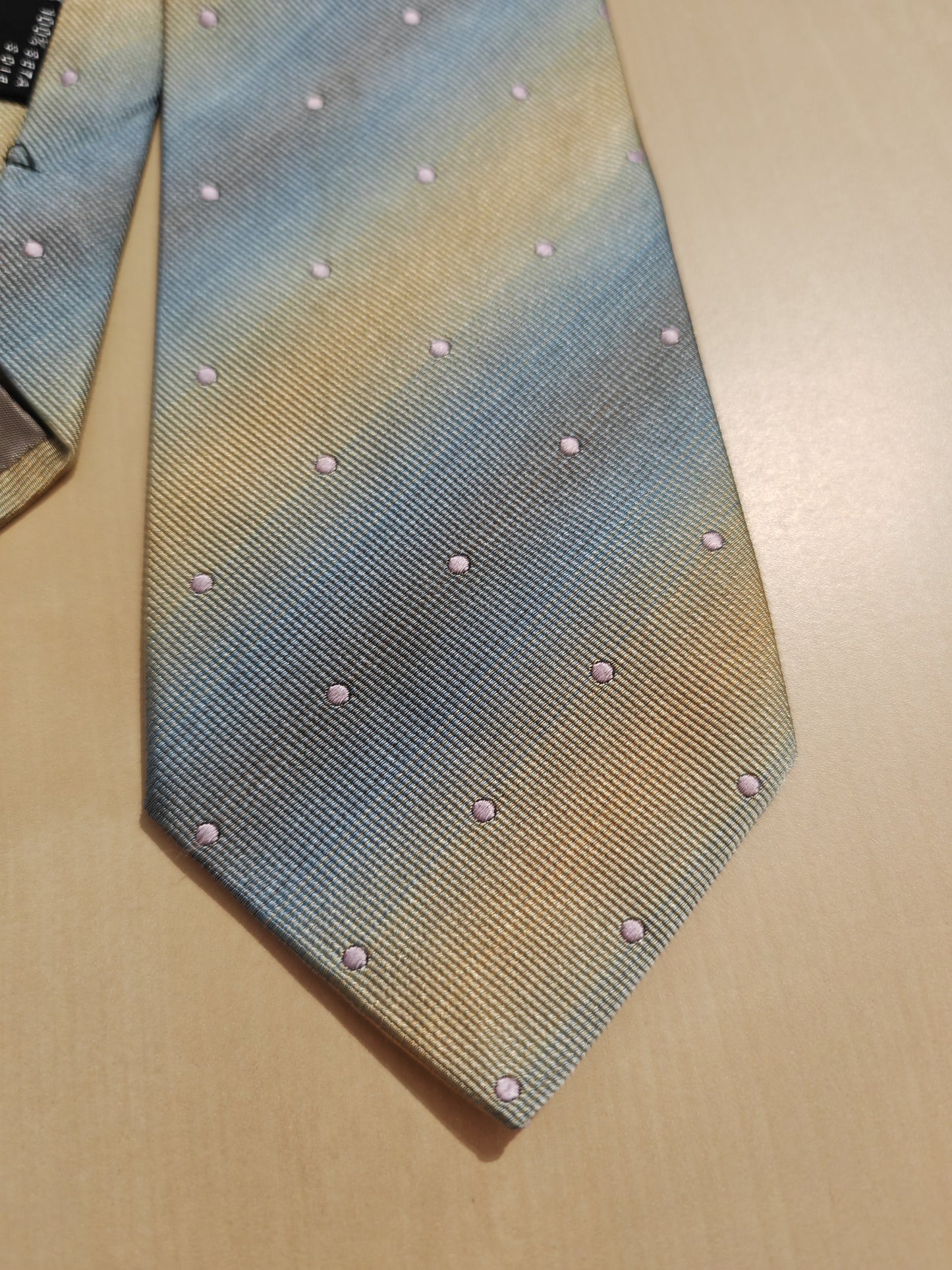 Cravatta Missoni in canneté con fantasia sfumata