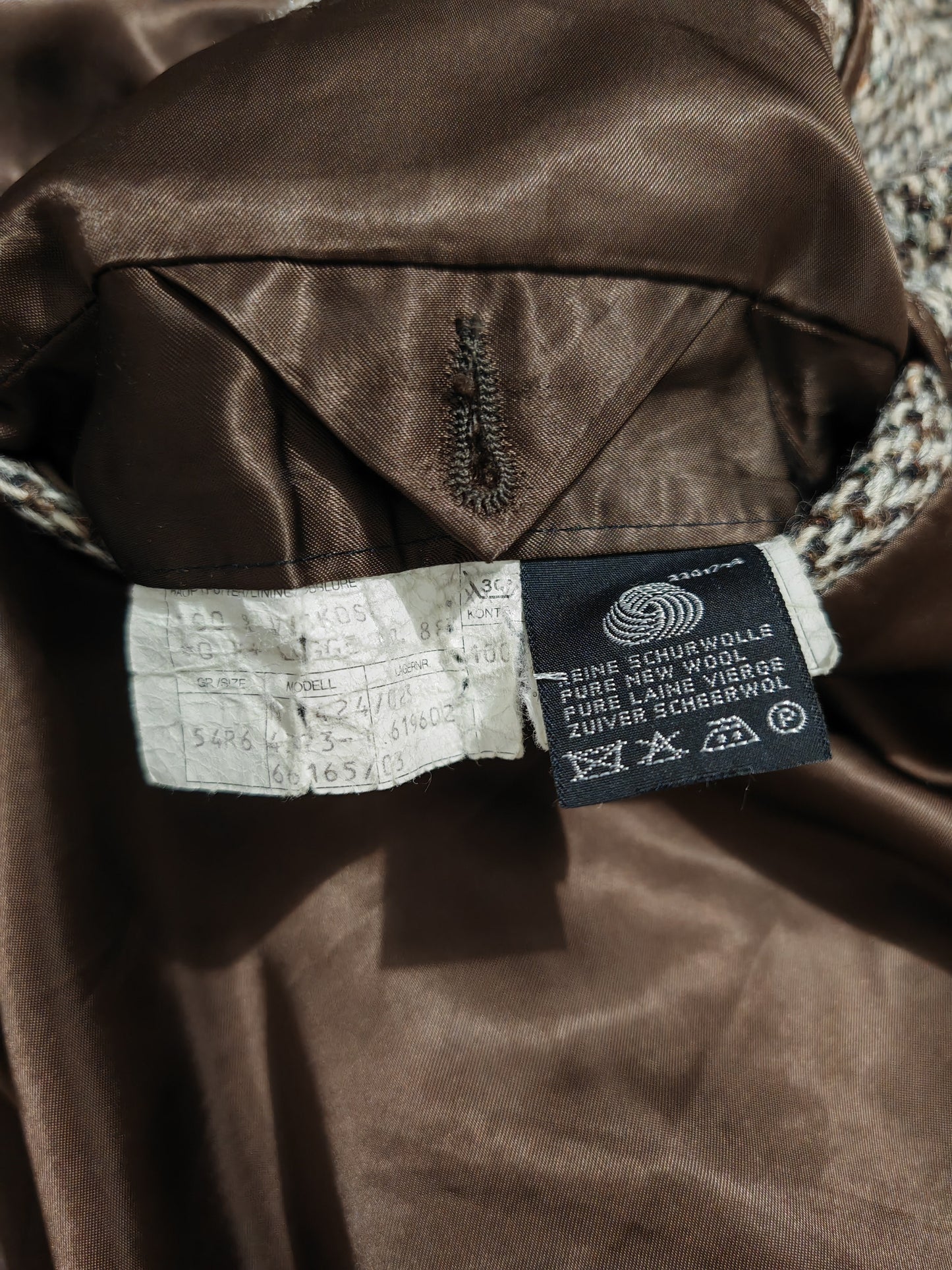 Cappotto raglan anni '70/'80 in Donegal tweed irlandese - tg. 50-54