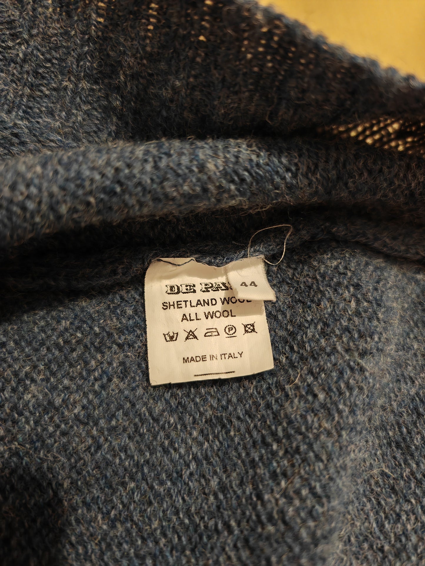 Maglione De Paz in pura lana shetland - S