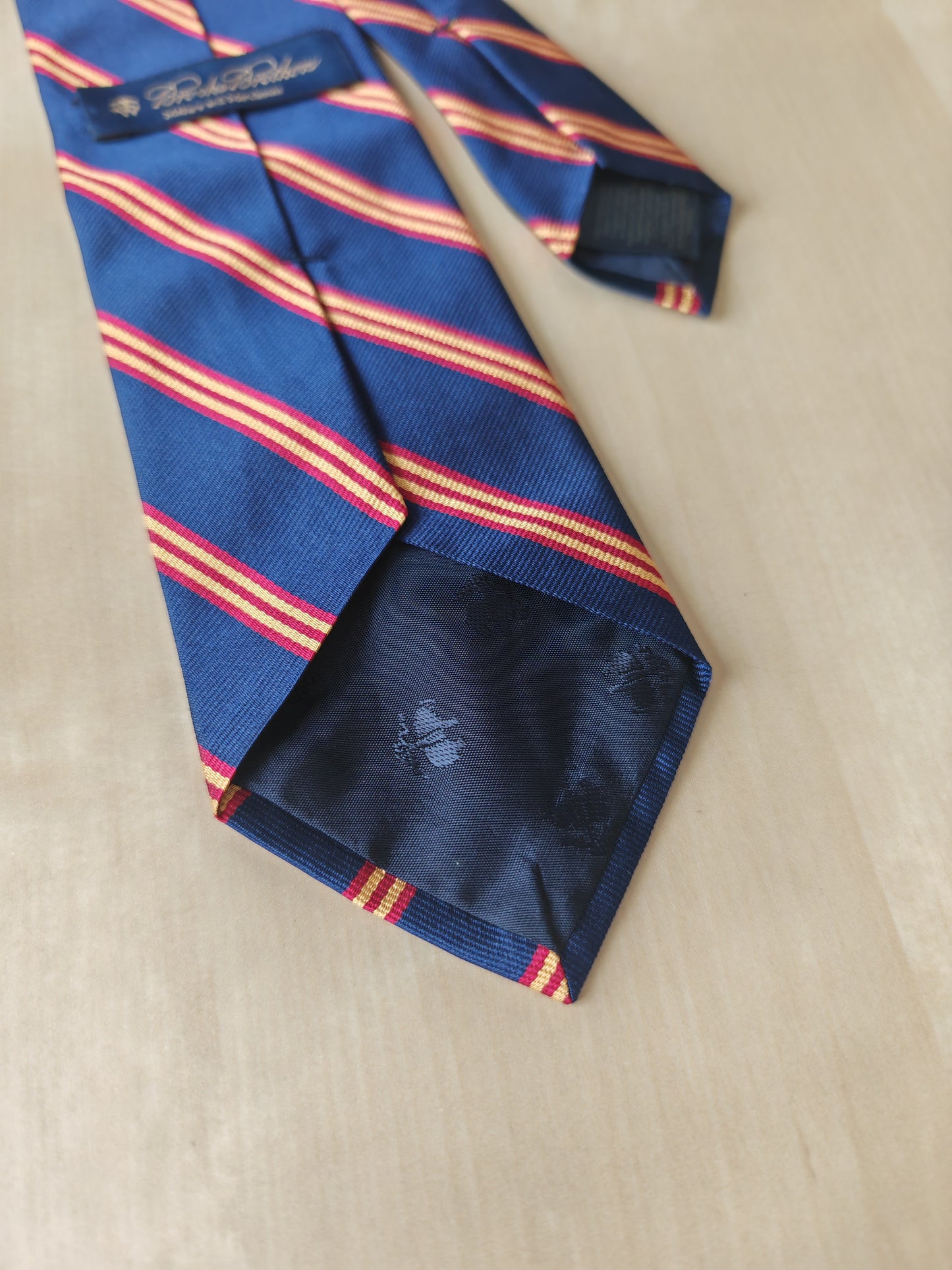 Cravatta Brooks Brothers righe "rep tie" made in USA