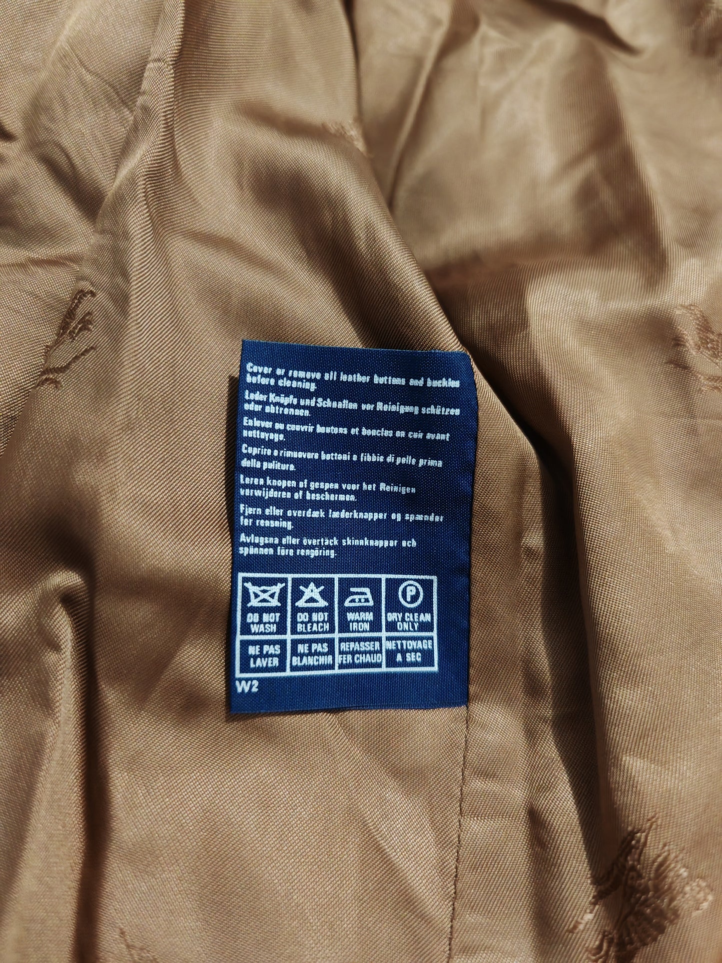 Cappotto raglan Burberrys in puro cashmere color cammello - tg. 42