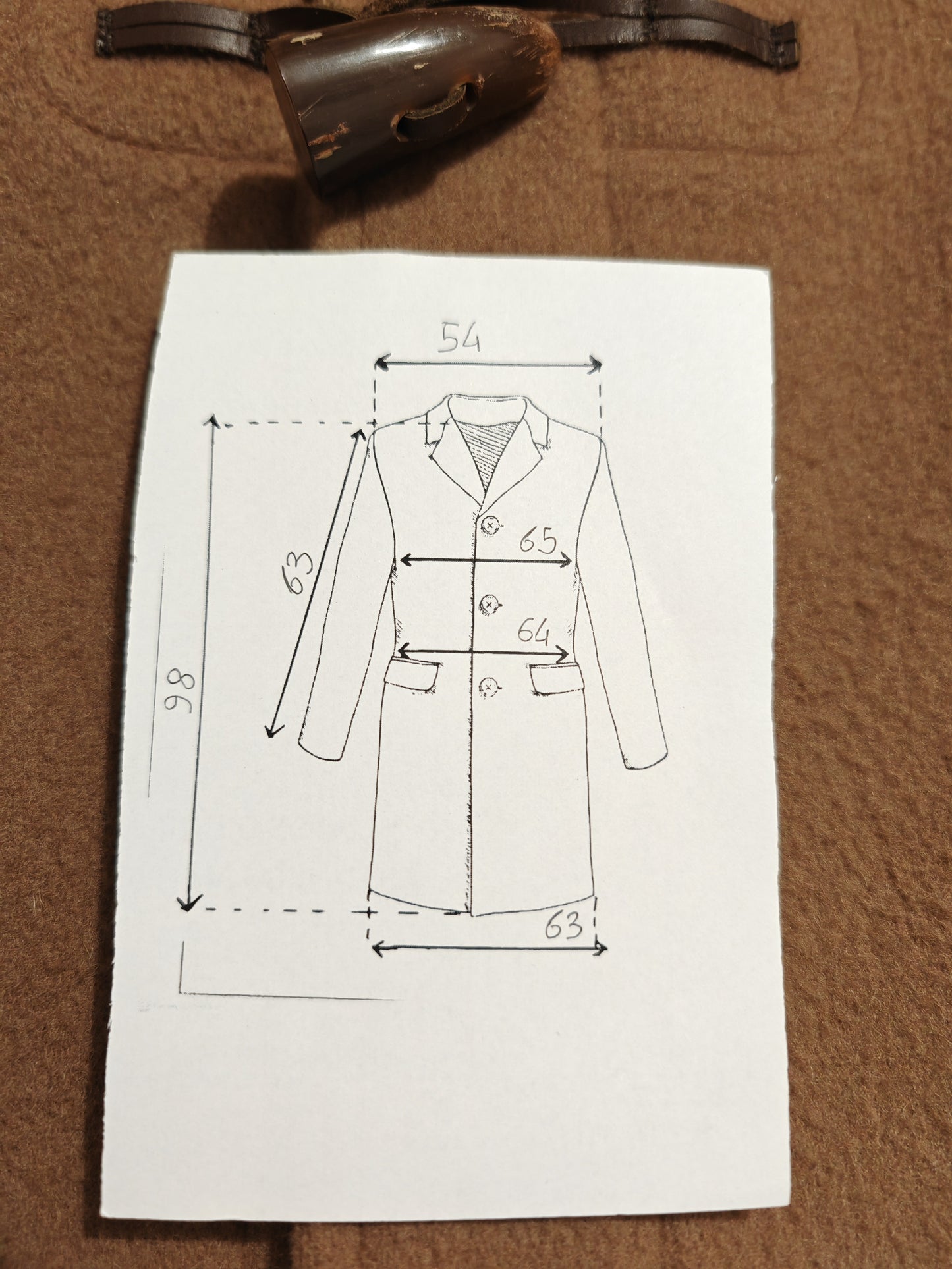 Montgomery Burberrys "duffle coat" vintage cammello - tg. 46-50