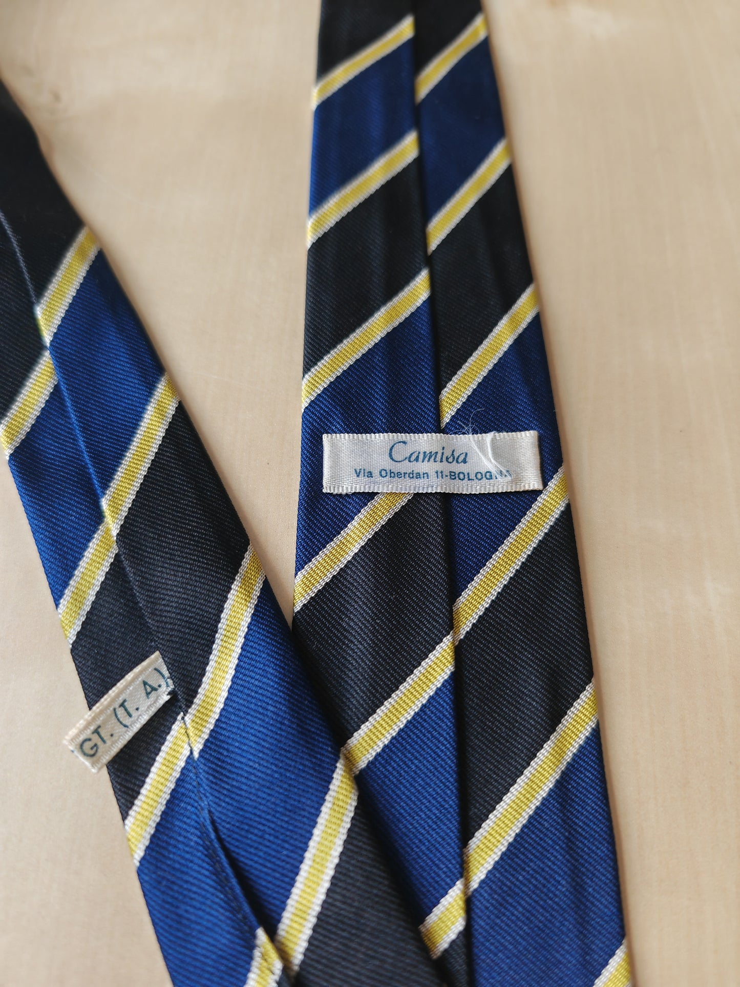 Cravatta regimental vintage anni '60/'70