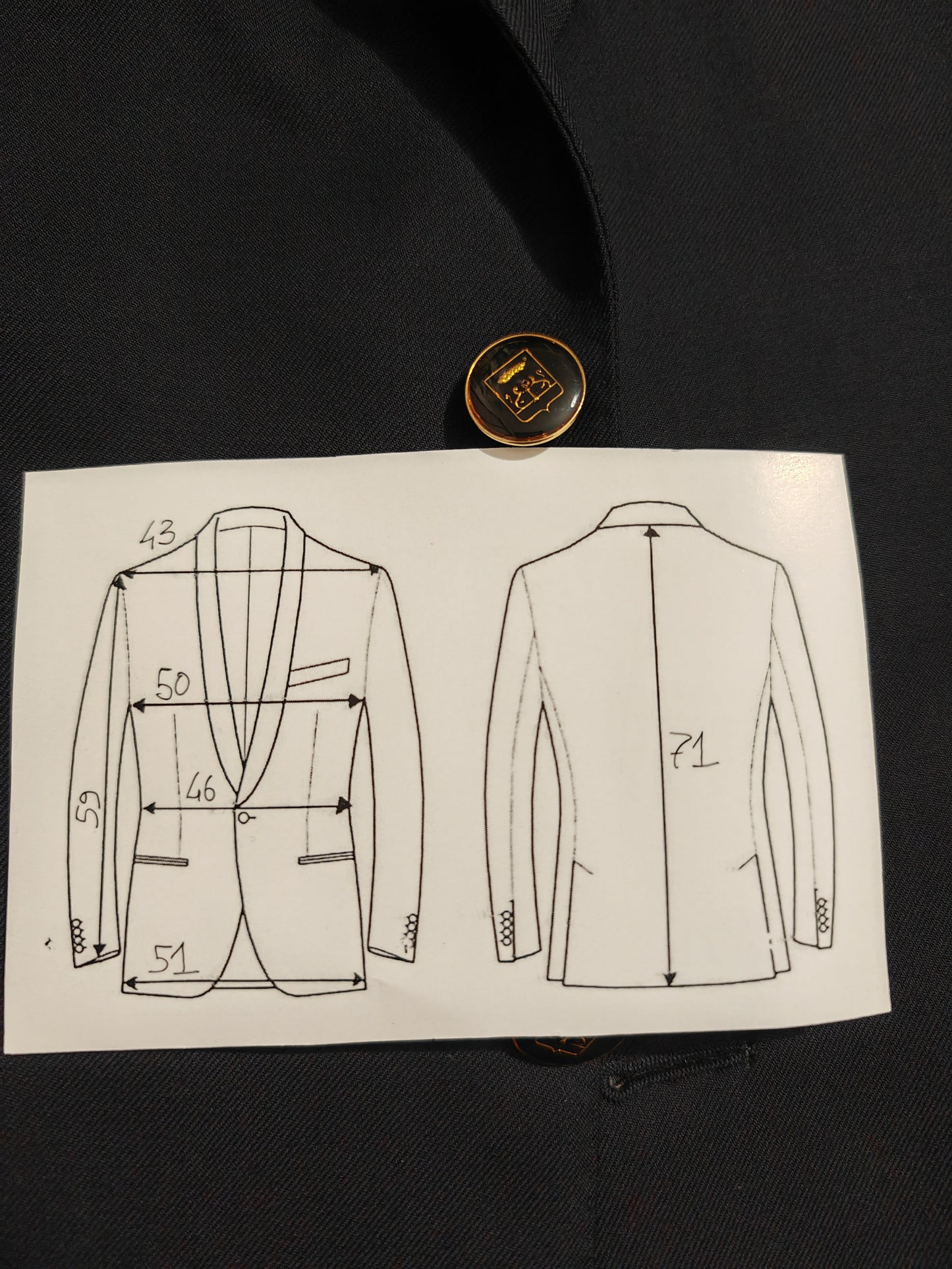 Blazer Corneliani anni '80 navy - tg. 44/46